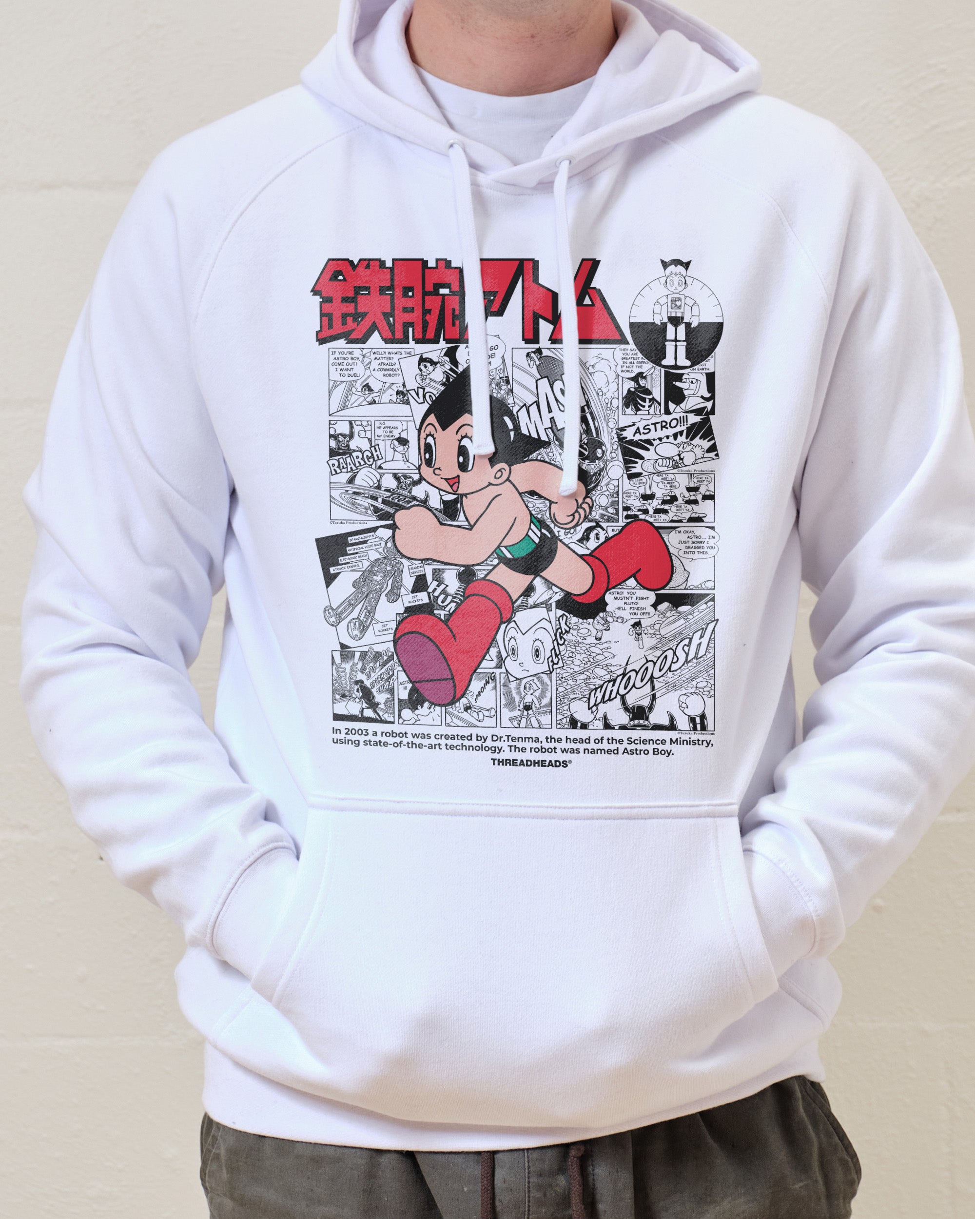 Manga Story Astro Boy Hoodie | Anime Graphic Hoodies | Threadheads