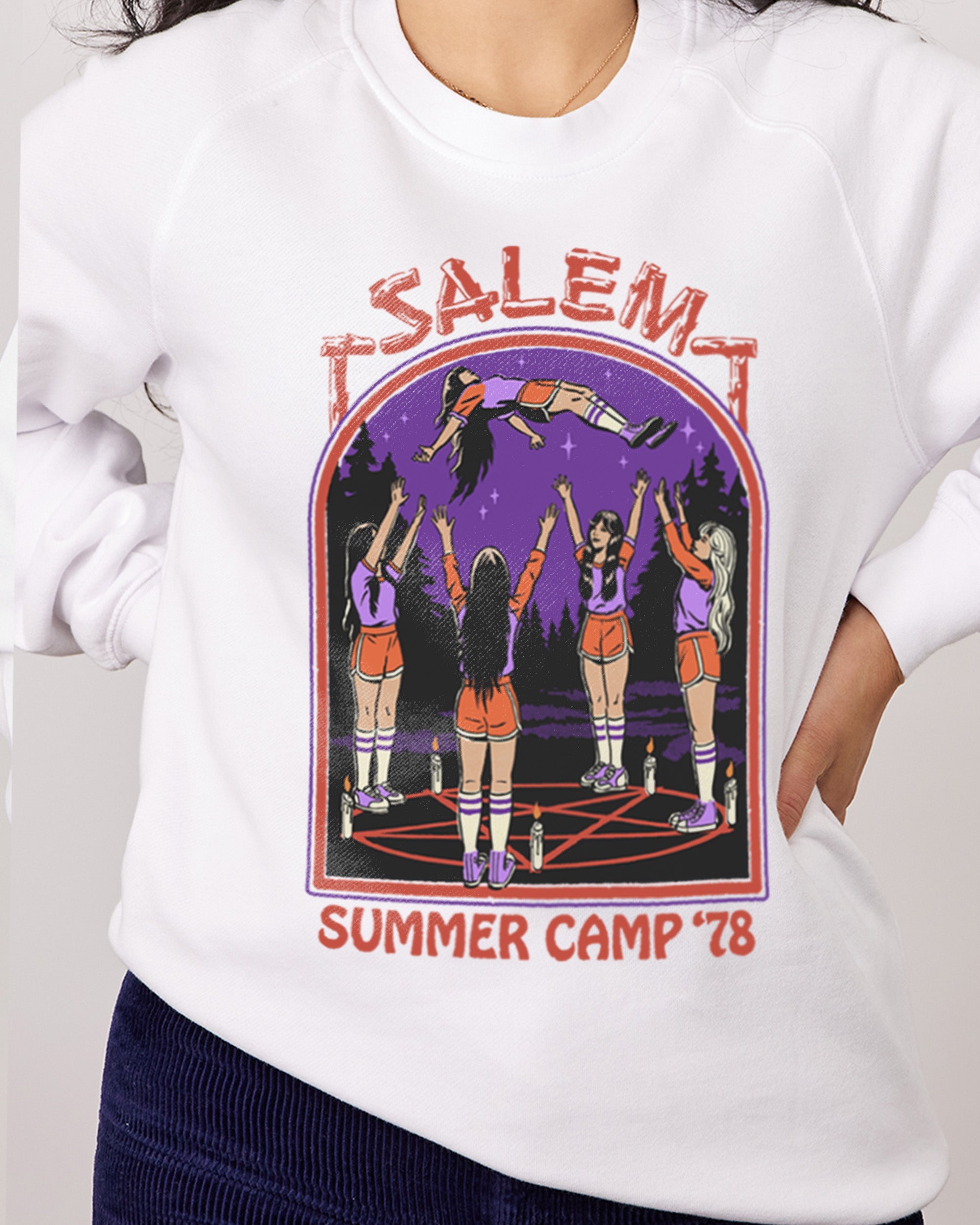 Salem Summer Camp Jumper Australia Online White