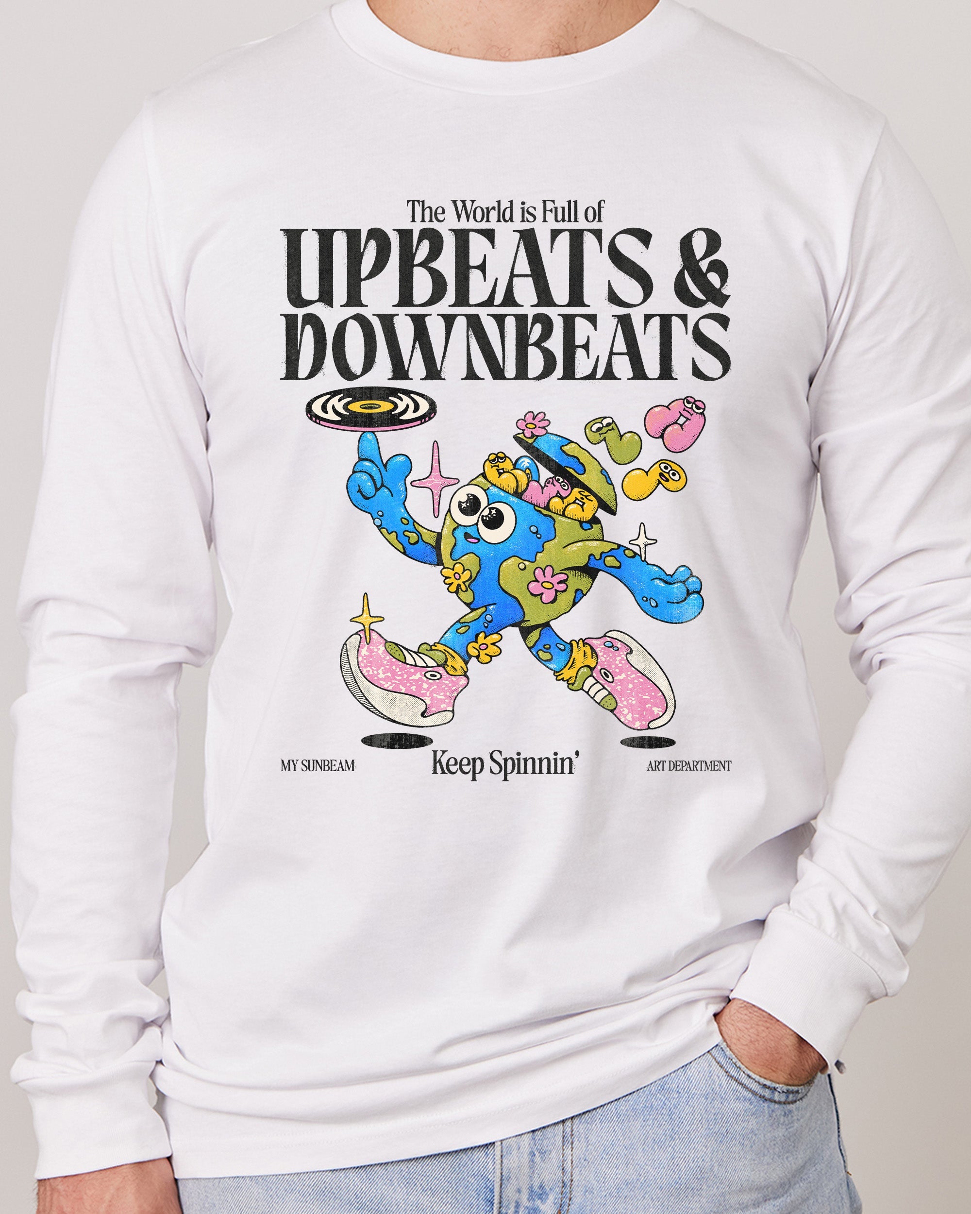 Upbeats & Downbeats Long Sleeve Australia Online White