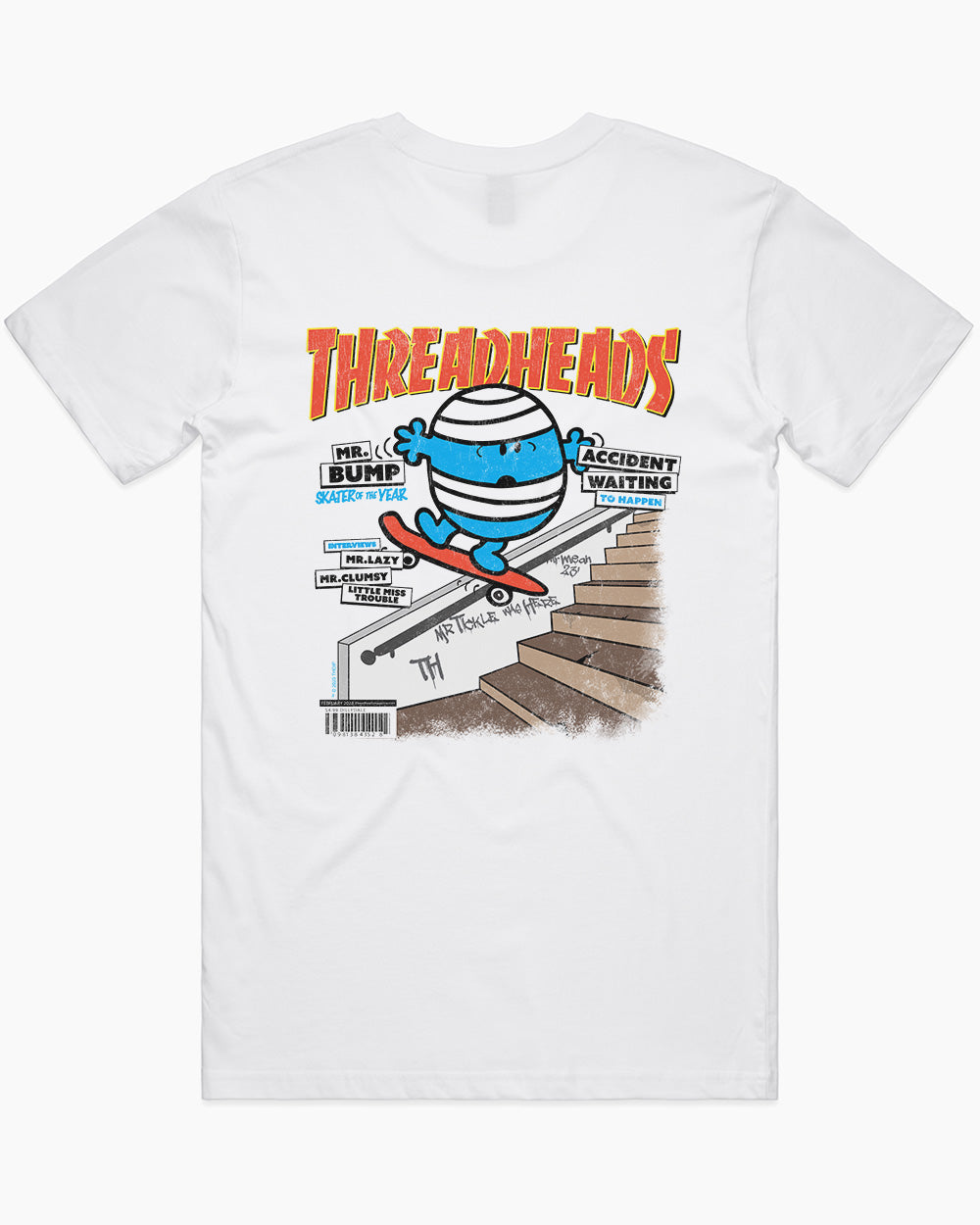 Mr. Bump T-Shirt Australia Online #colour_white