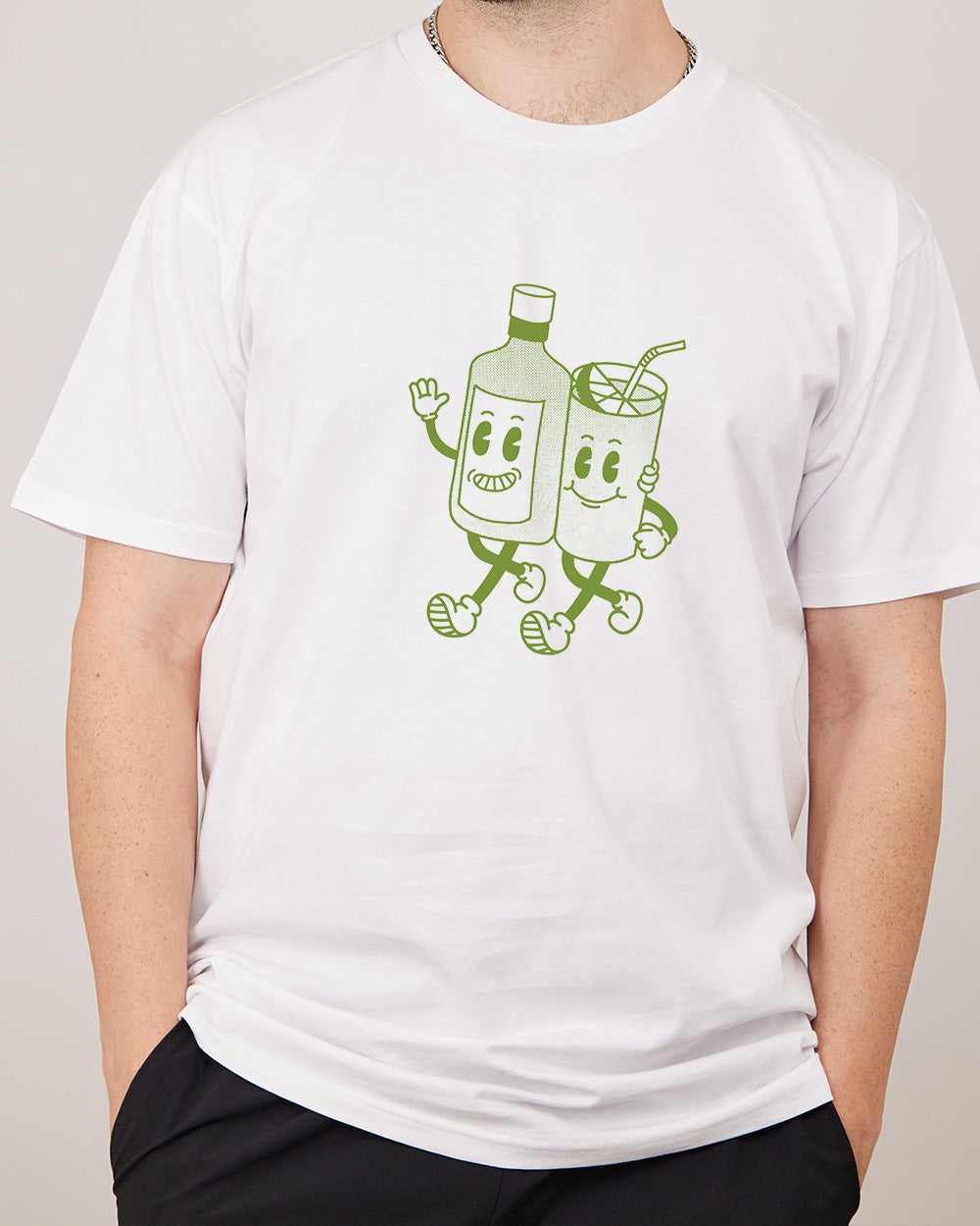 Gin and Tonic T-Shirt Australia Online #colour_white