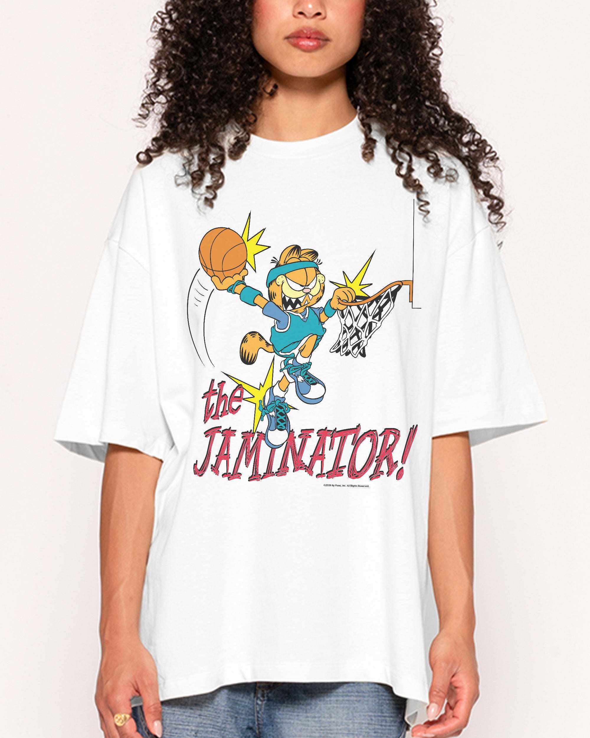 The Jaminator White Oversized Tee
