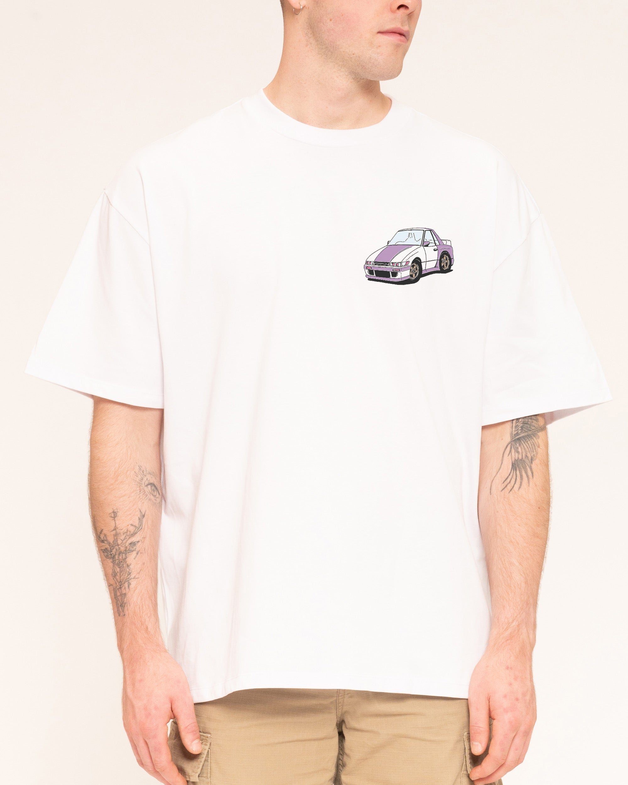 Street Team White Oversized Tee