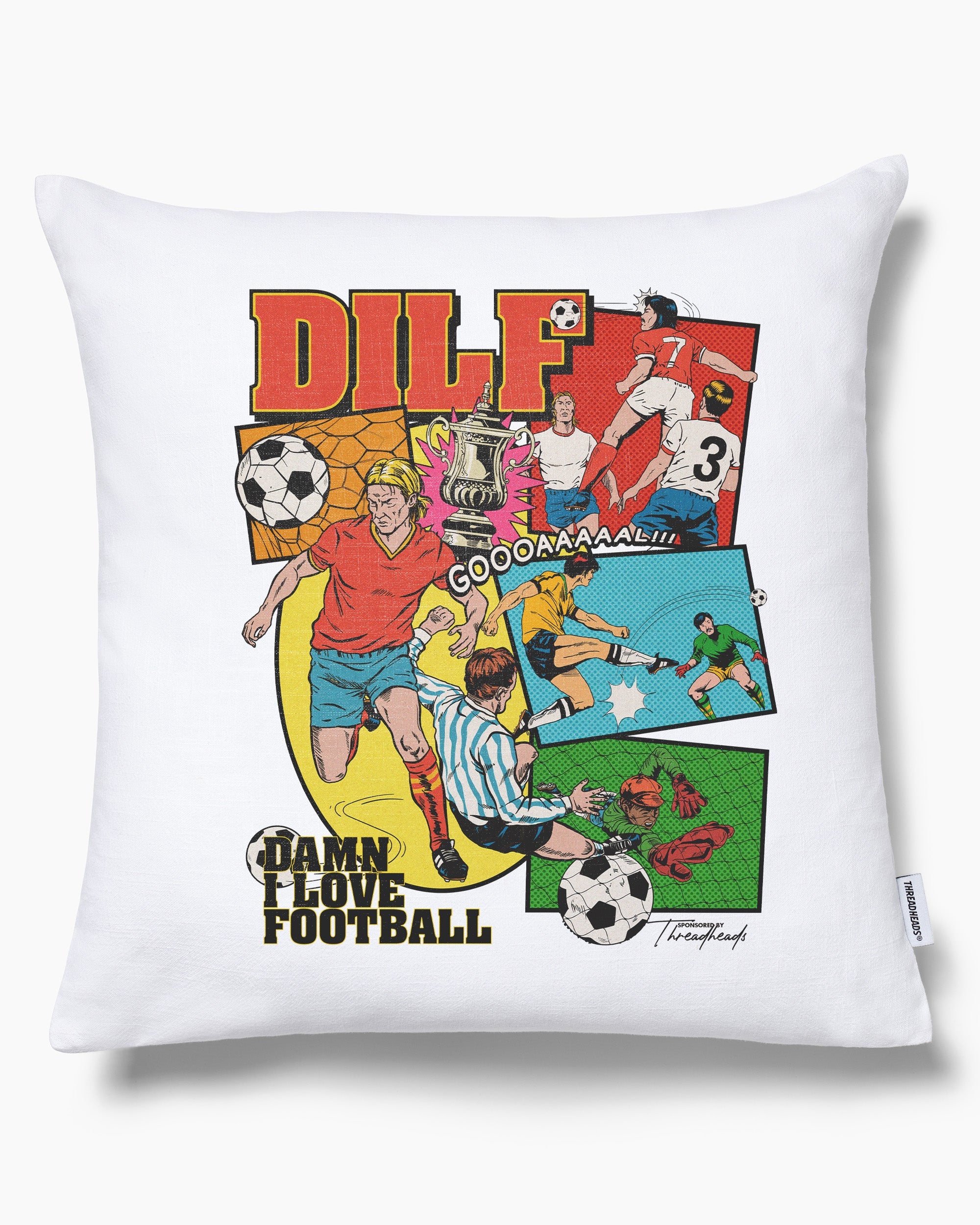 DILF FOOTBALL Cushion Australia Online White