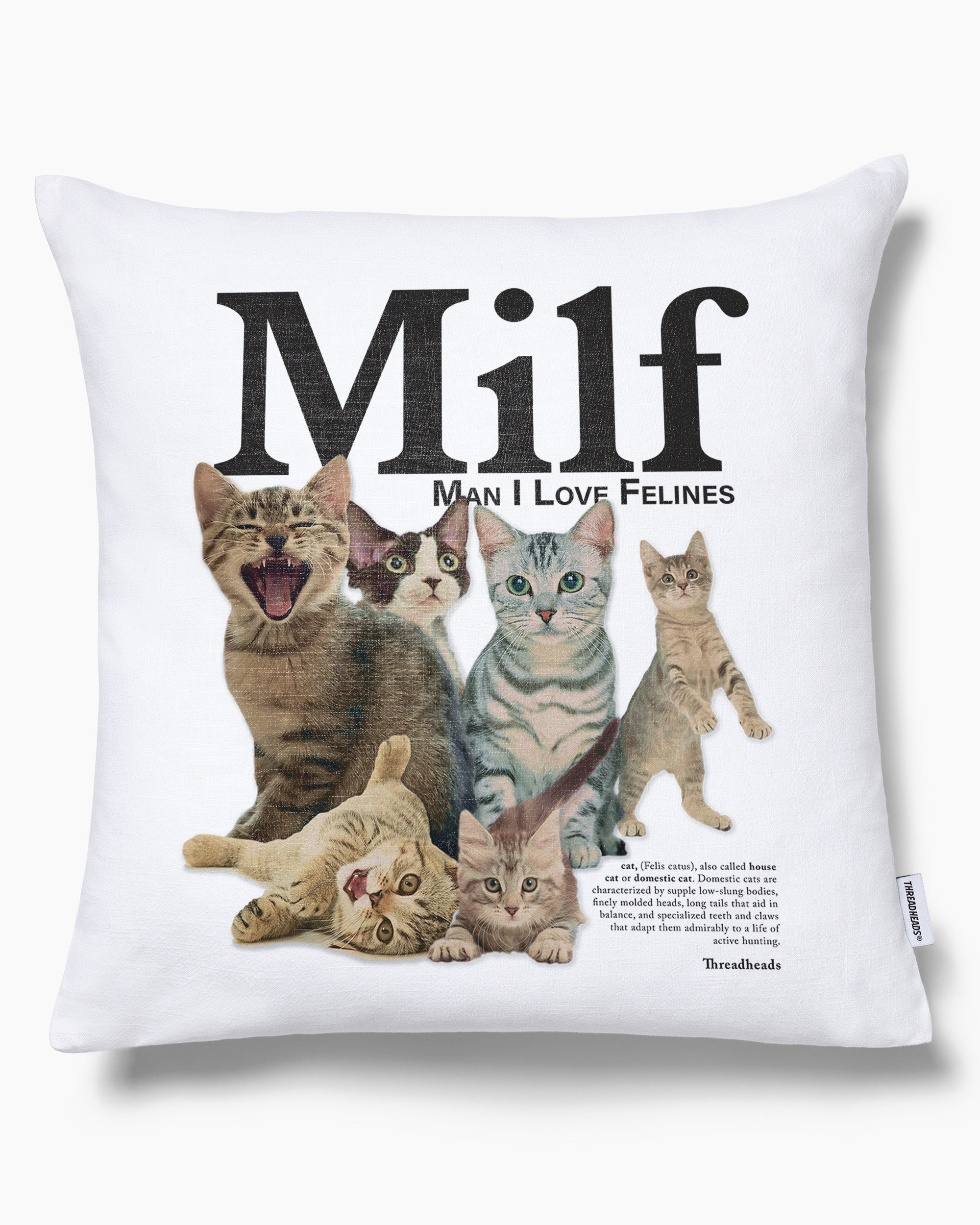 Man I Love Felines Cushion Australia Online