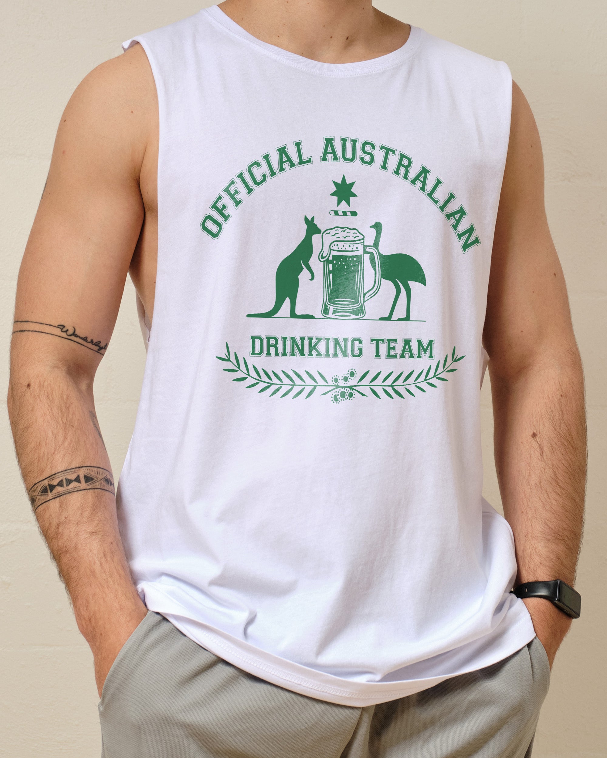 Official Australian Drinking Team Tank Australia Online