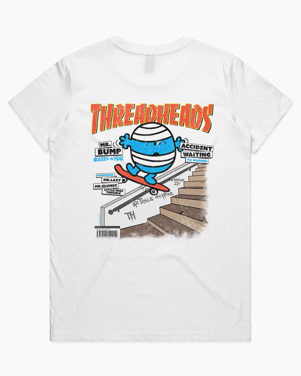Mr. Bump T-Shirt Australia Online #colour_white
