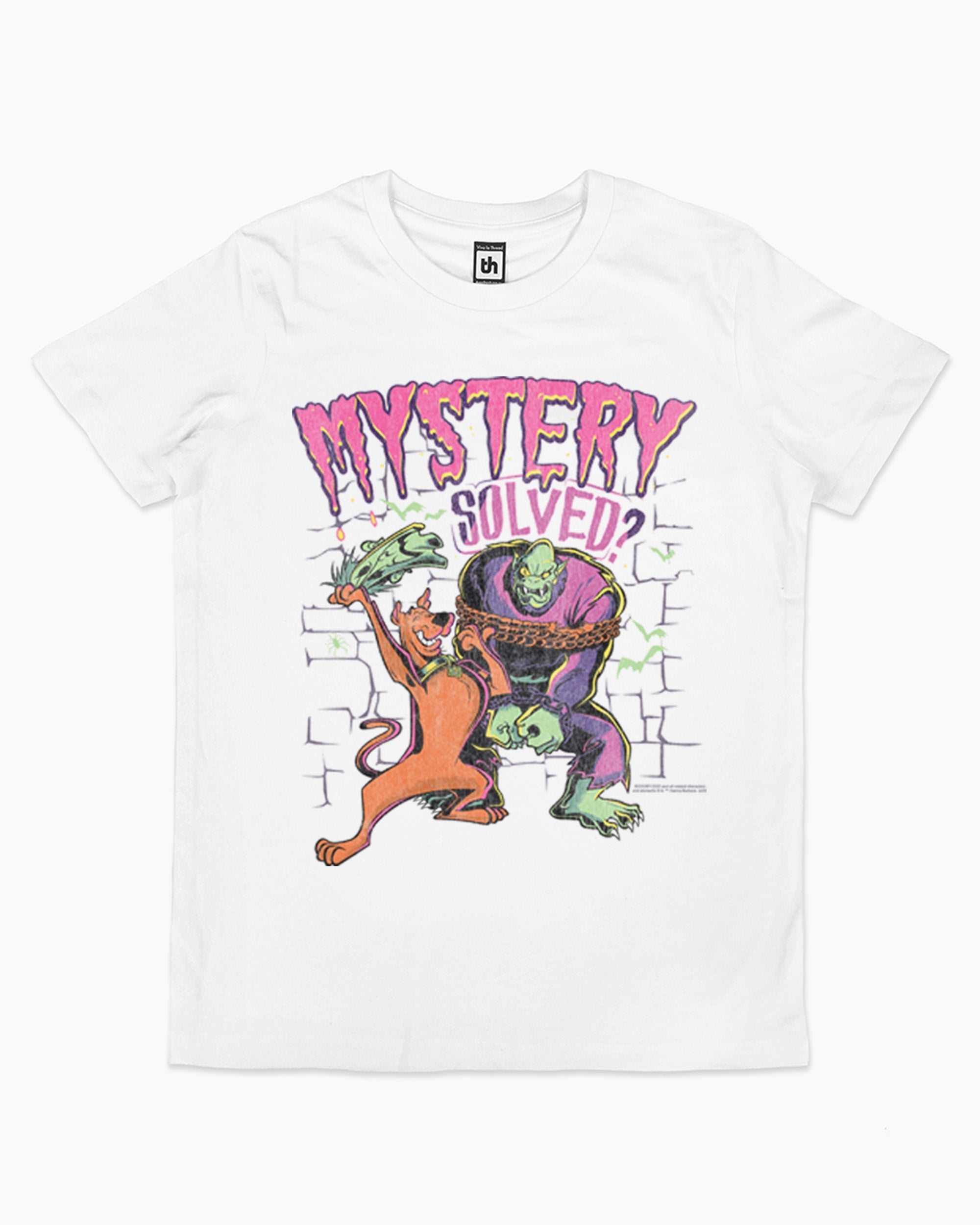 Mystery Solved Kids T-Shirt Australia Online White