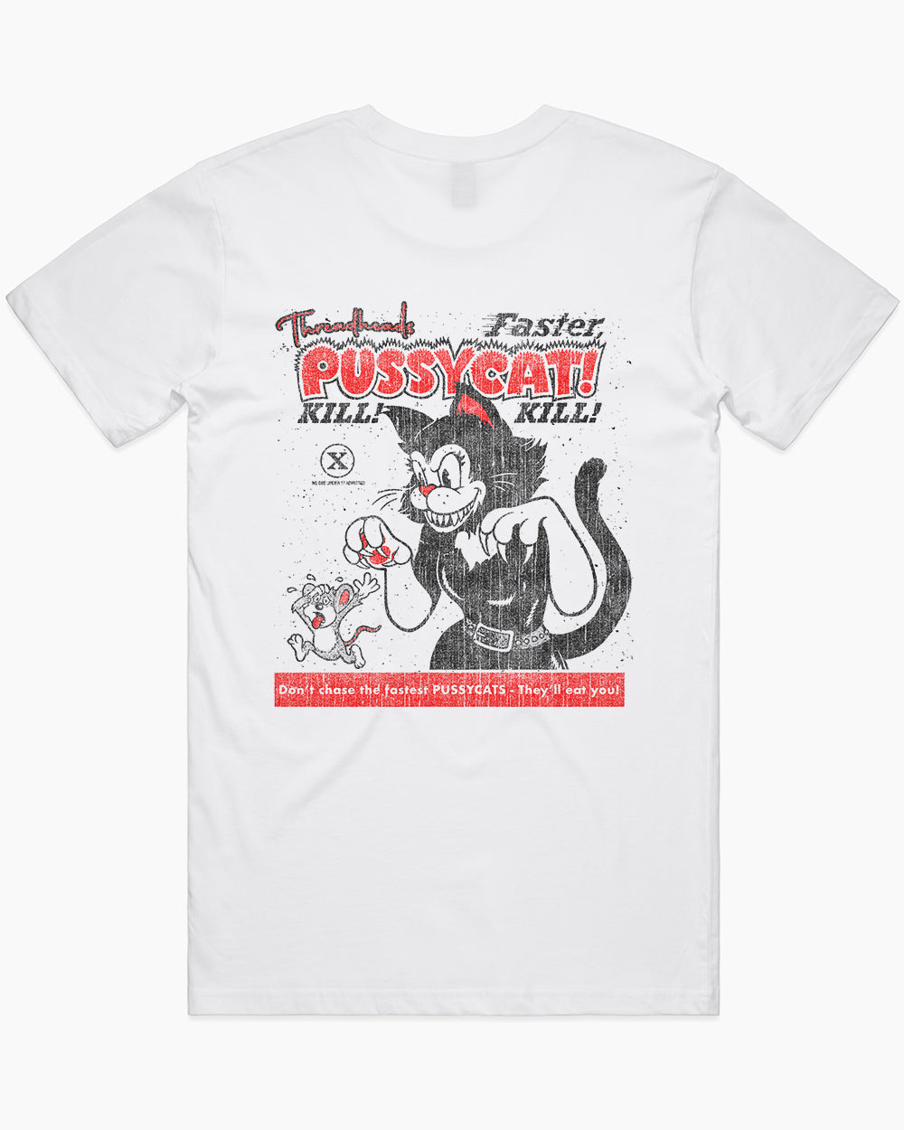 Faster Pussycat Kill Kill T-Shirt Australia Online #colour_white