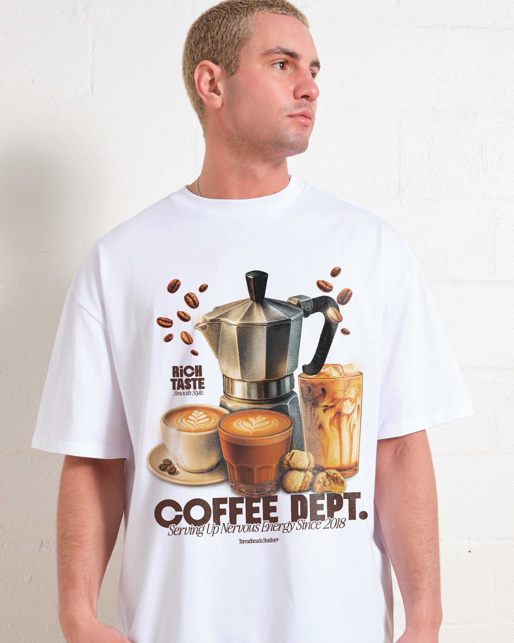 Coffee Dept Oversized Tee Threadheads Australia Online
