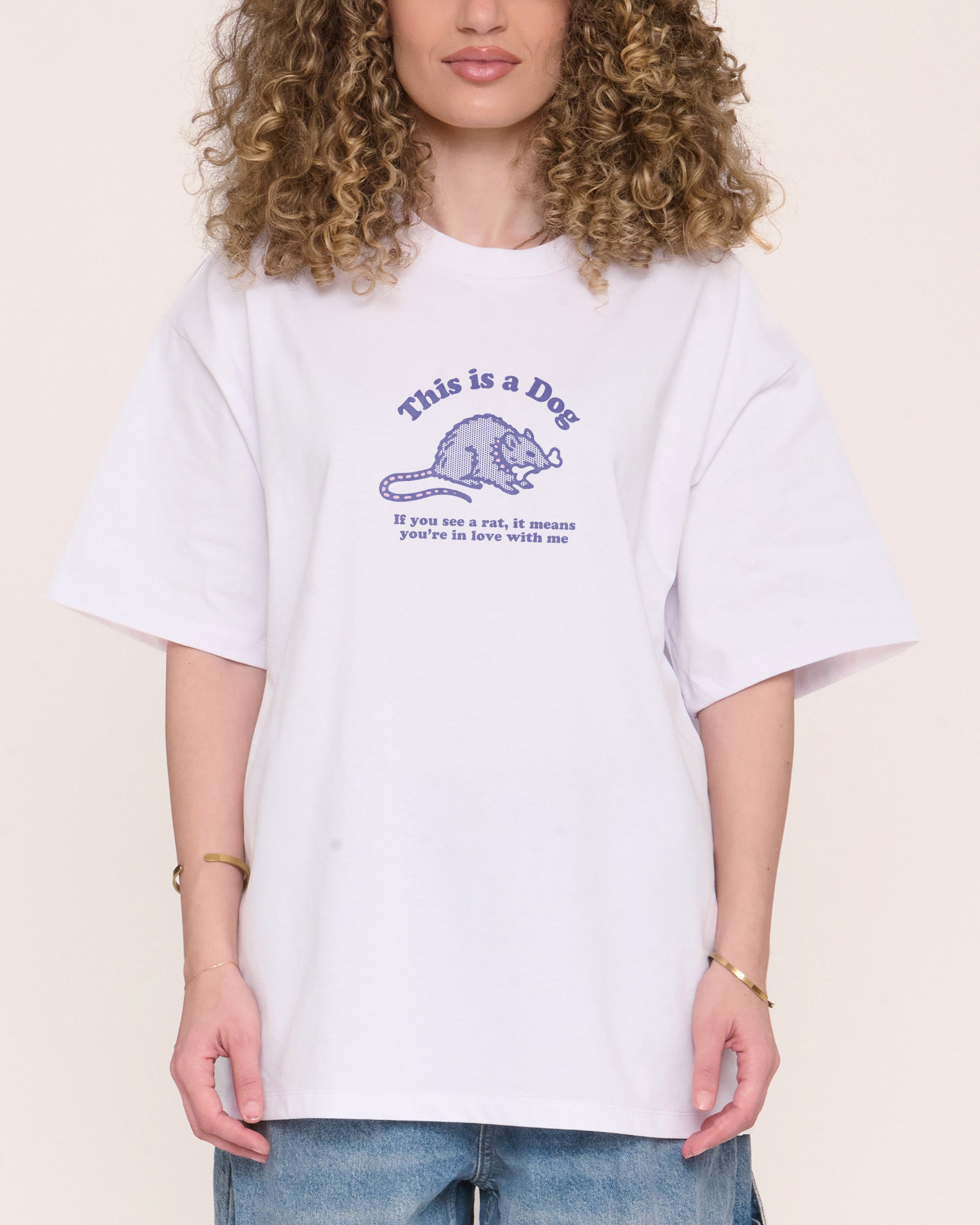 This is a Dog Oversized Tee