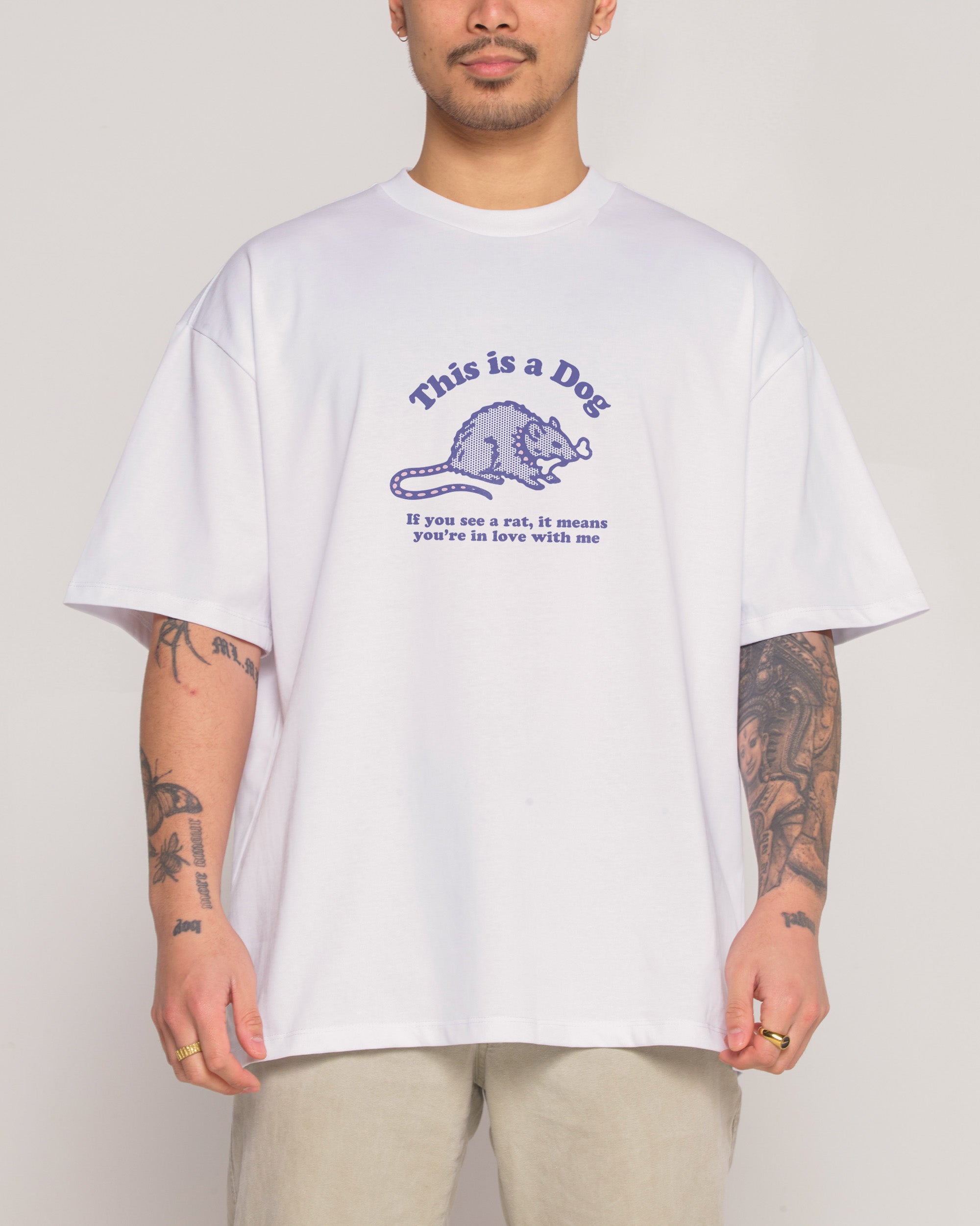 This is a Dog Oversized Tee