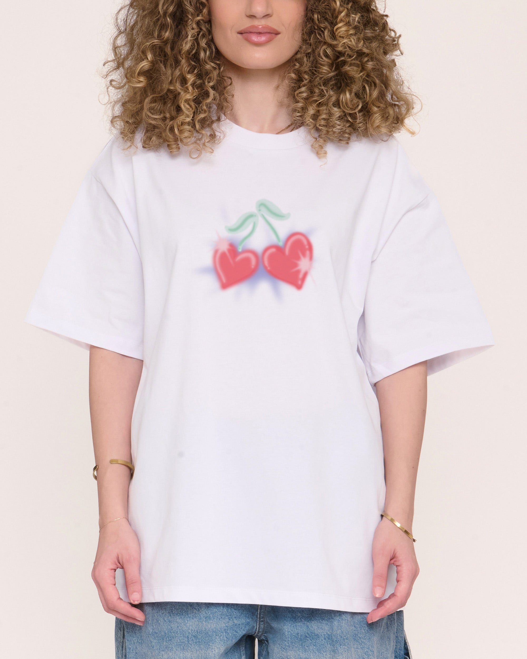 Love Cherry Oversized Tee
