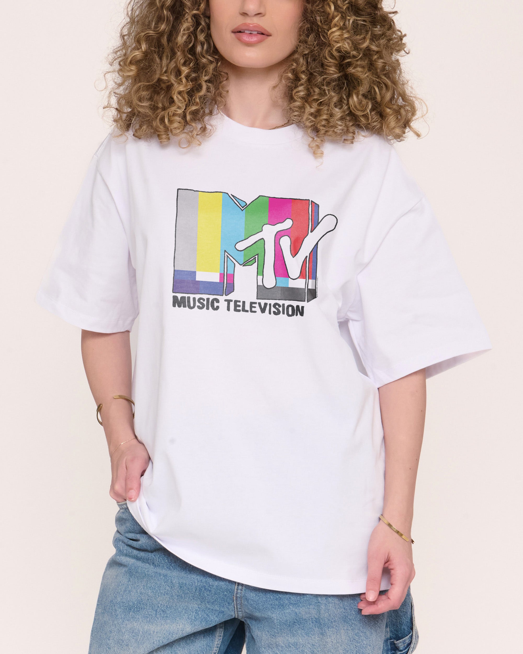 TV MTV Logo Oversized Tee | Official MTV collab