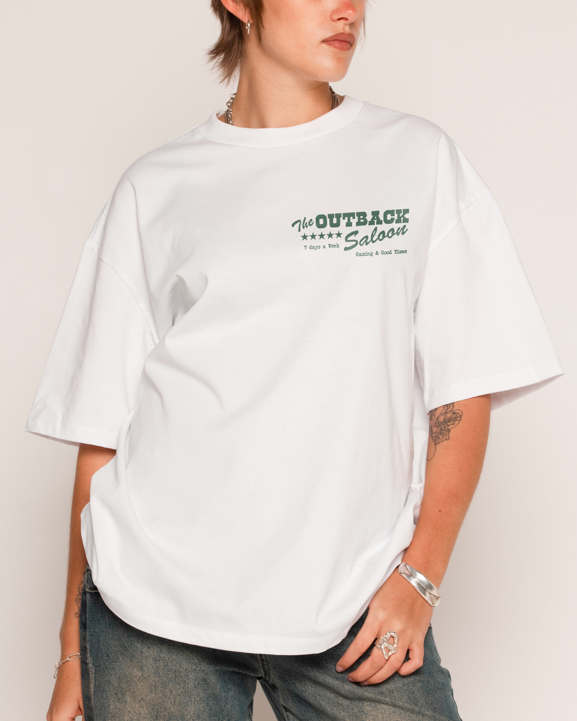 Outback Saloon Oversized Tee Australia Threadheads Online
