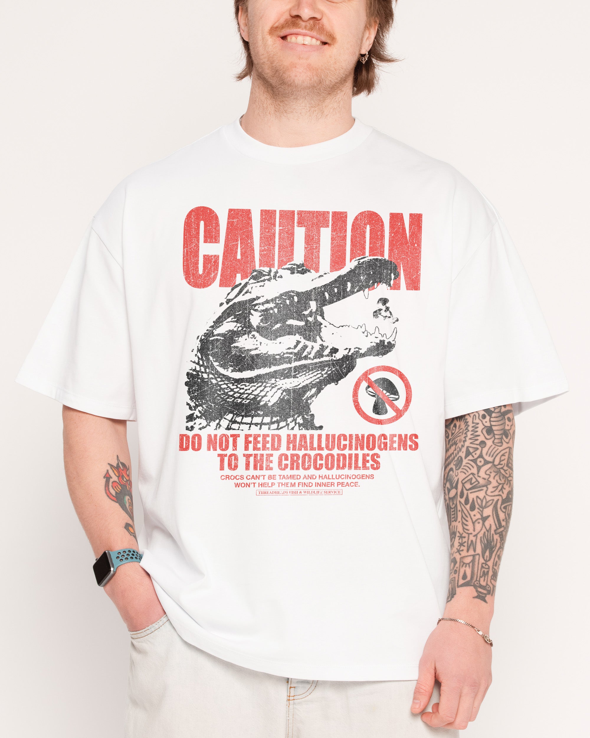 No Trips for Crocs Oversized Tee