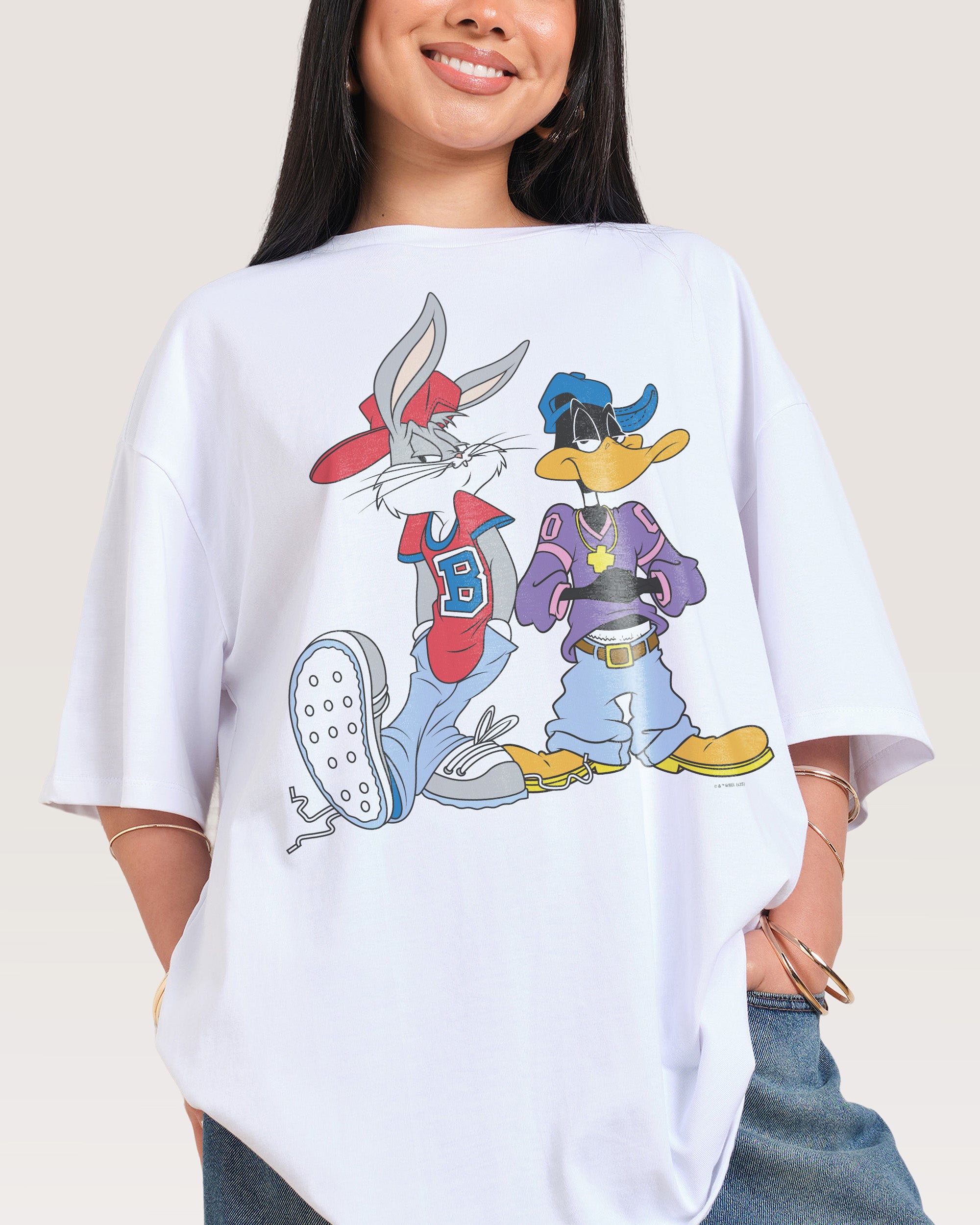 Bugs & Daffy West Coast Oversized Tee Australia Threadheads Online