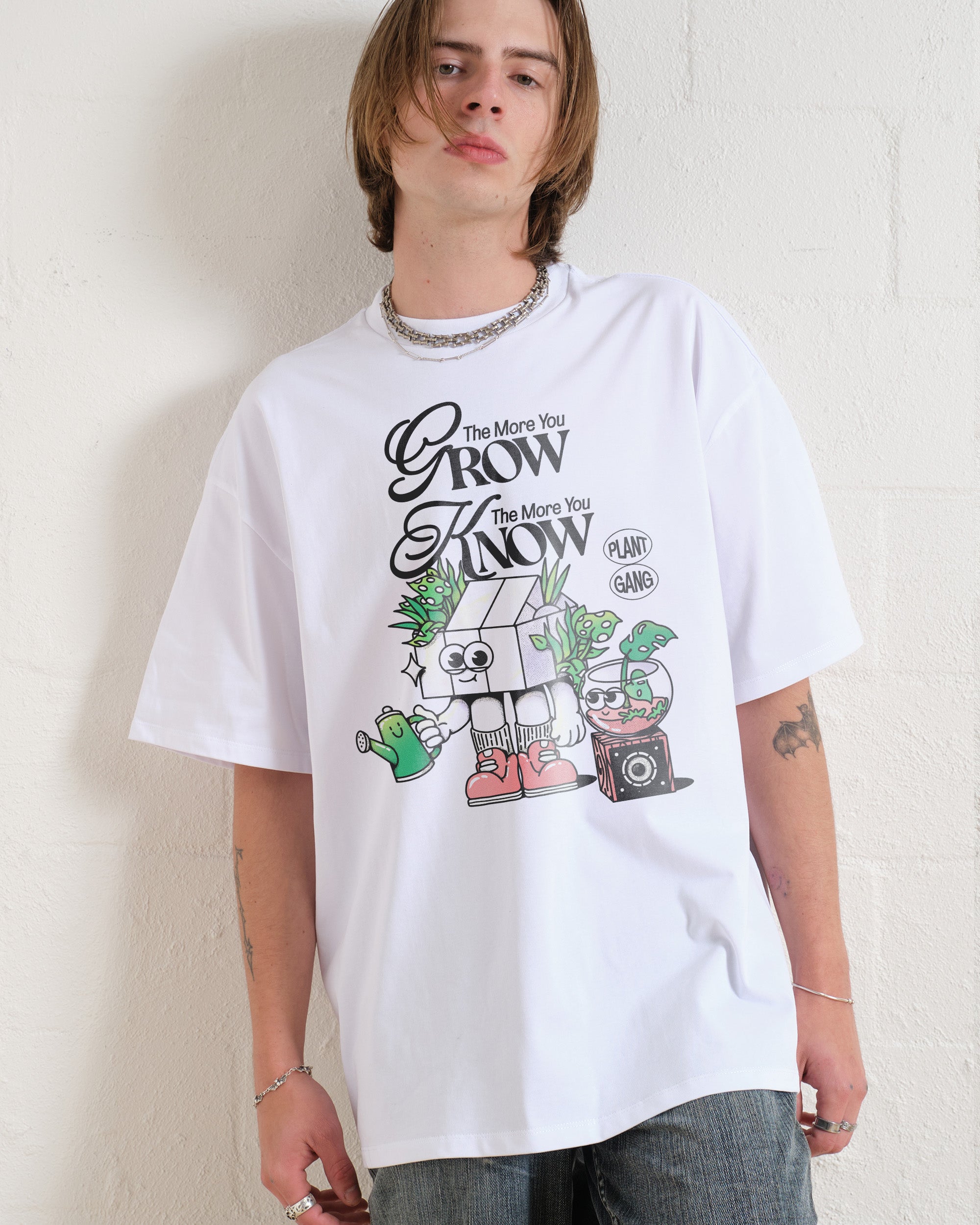 The More You Grow Oversized Tee Australia Online