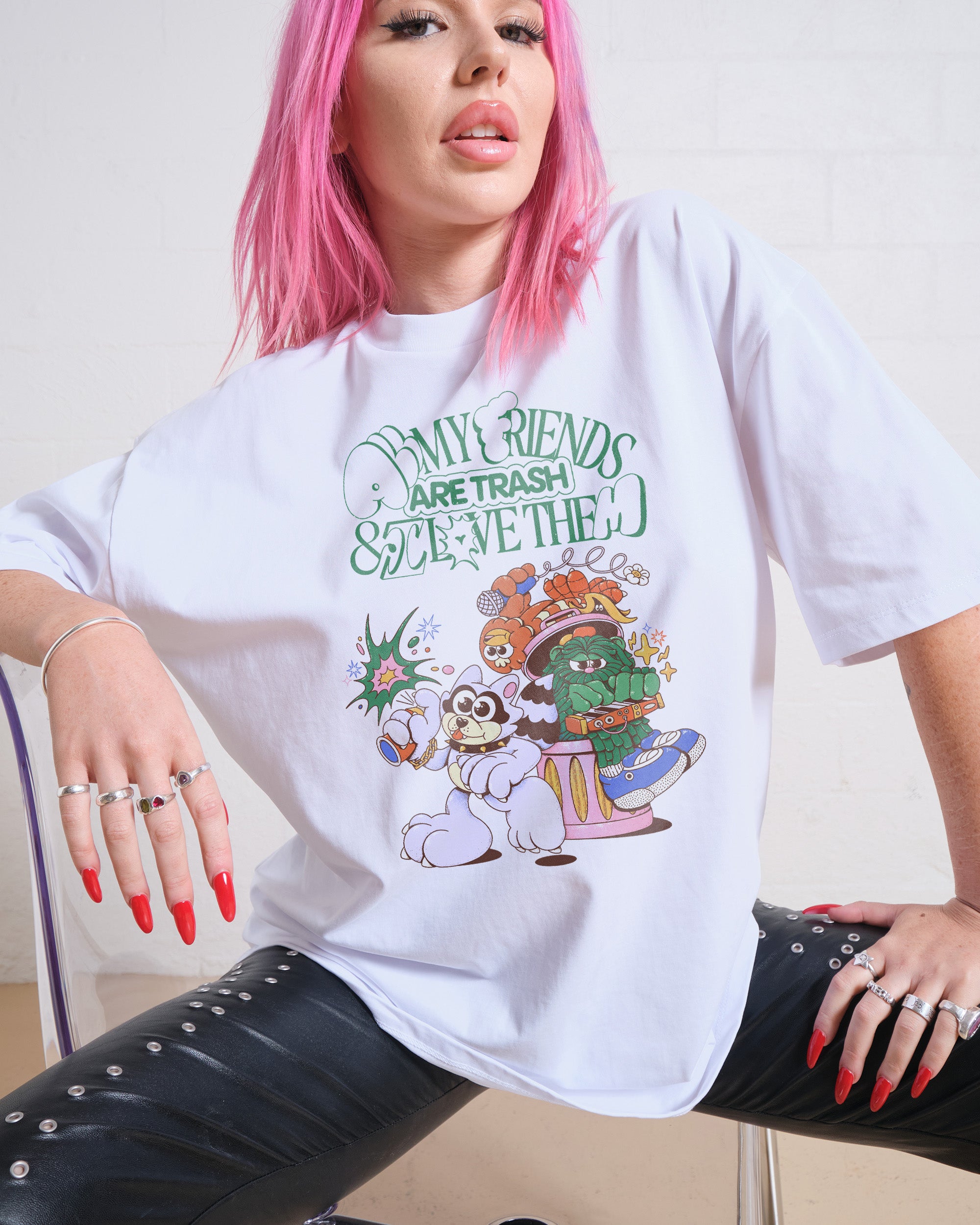 Trash Friends Oversized Tee Australia Online