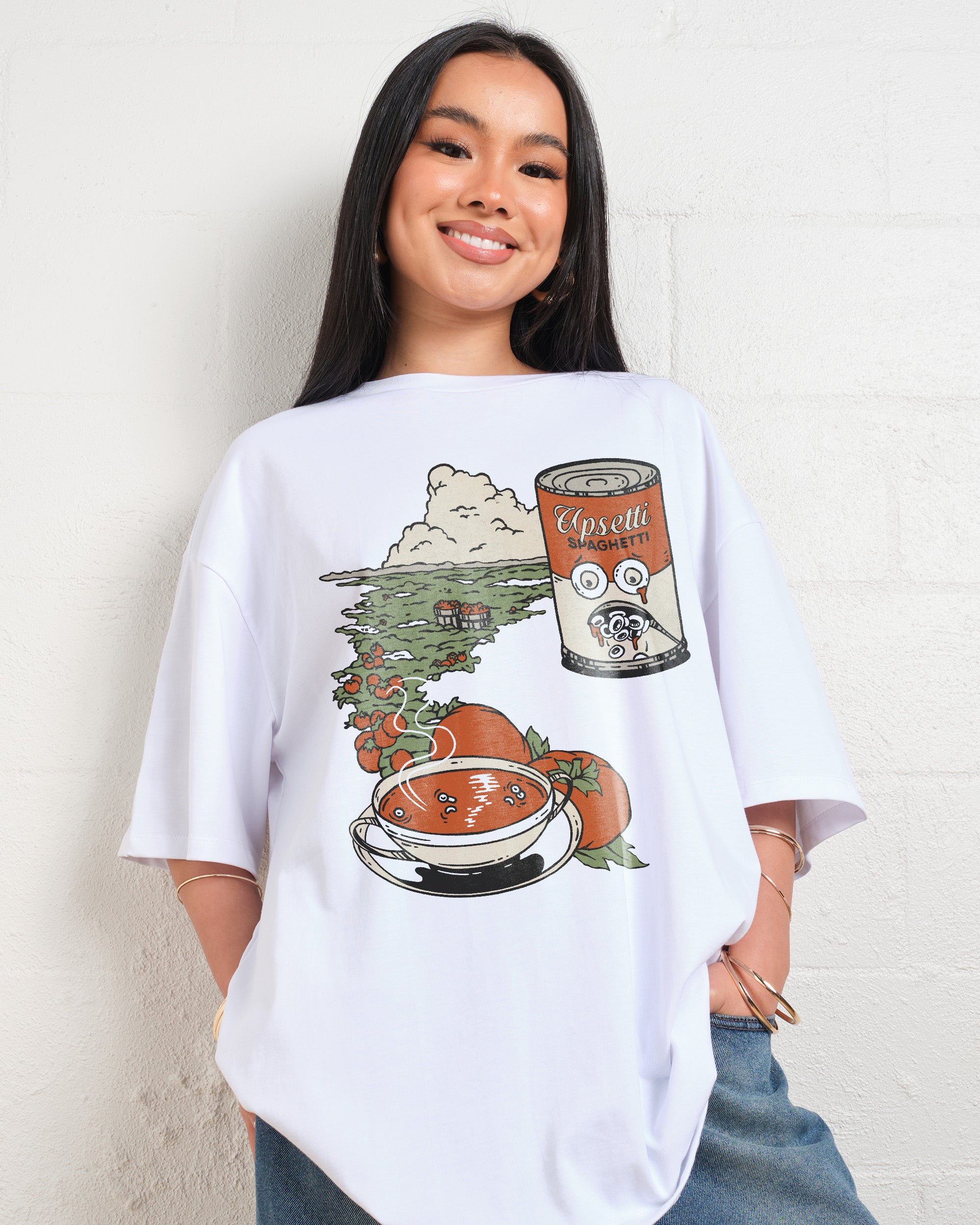 Upsetti Spaghetti Oversized Tee