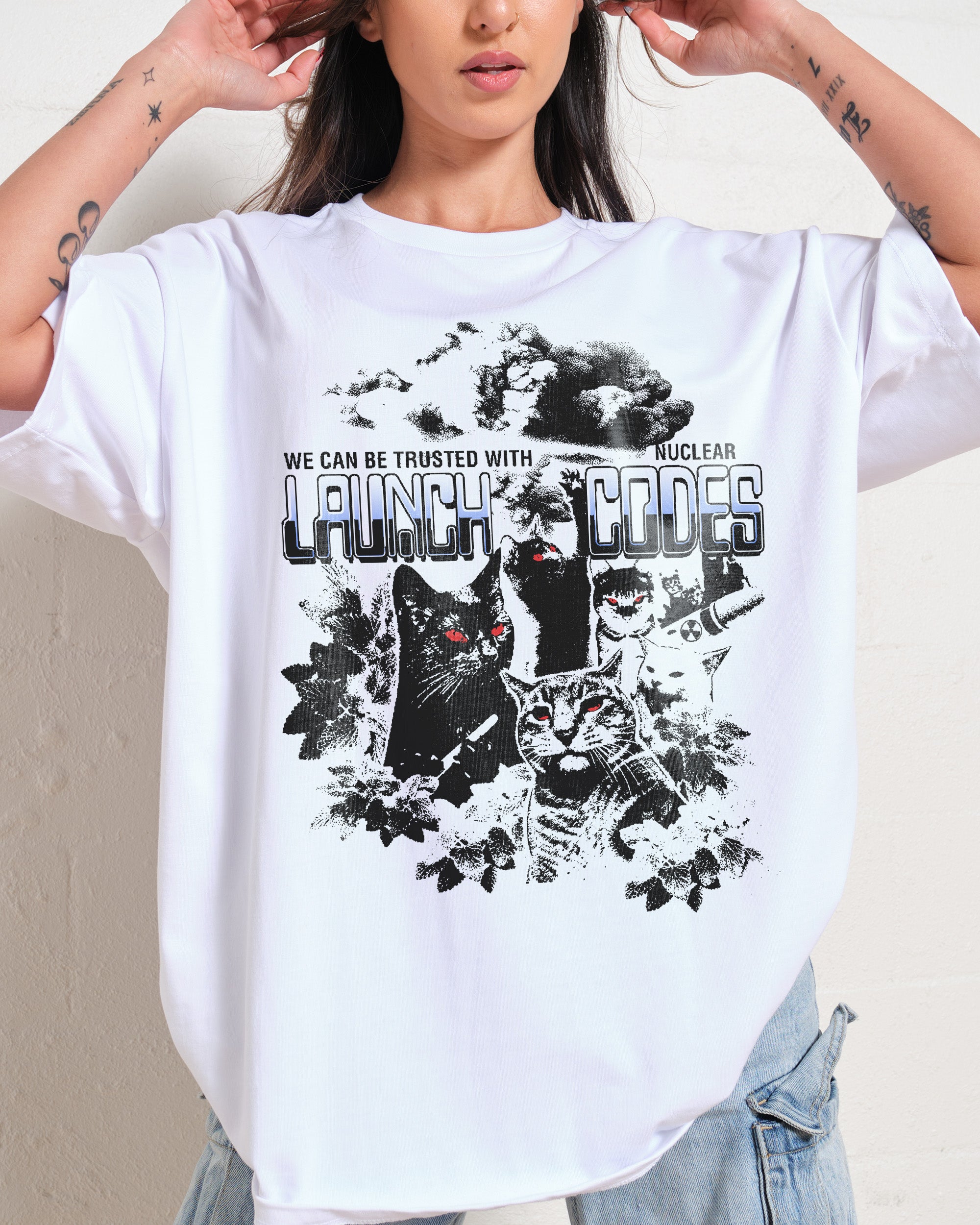 Nuke Cats Oversized Tee