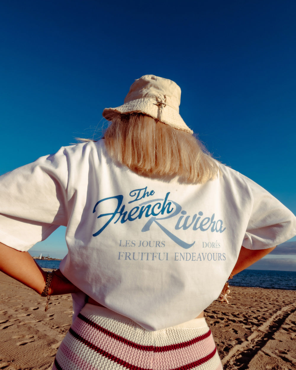 French Riviera Oversized Tee | Graphic Oversized Tee