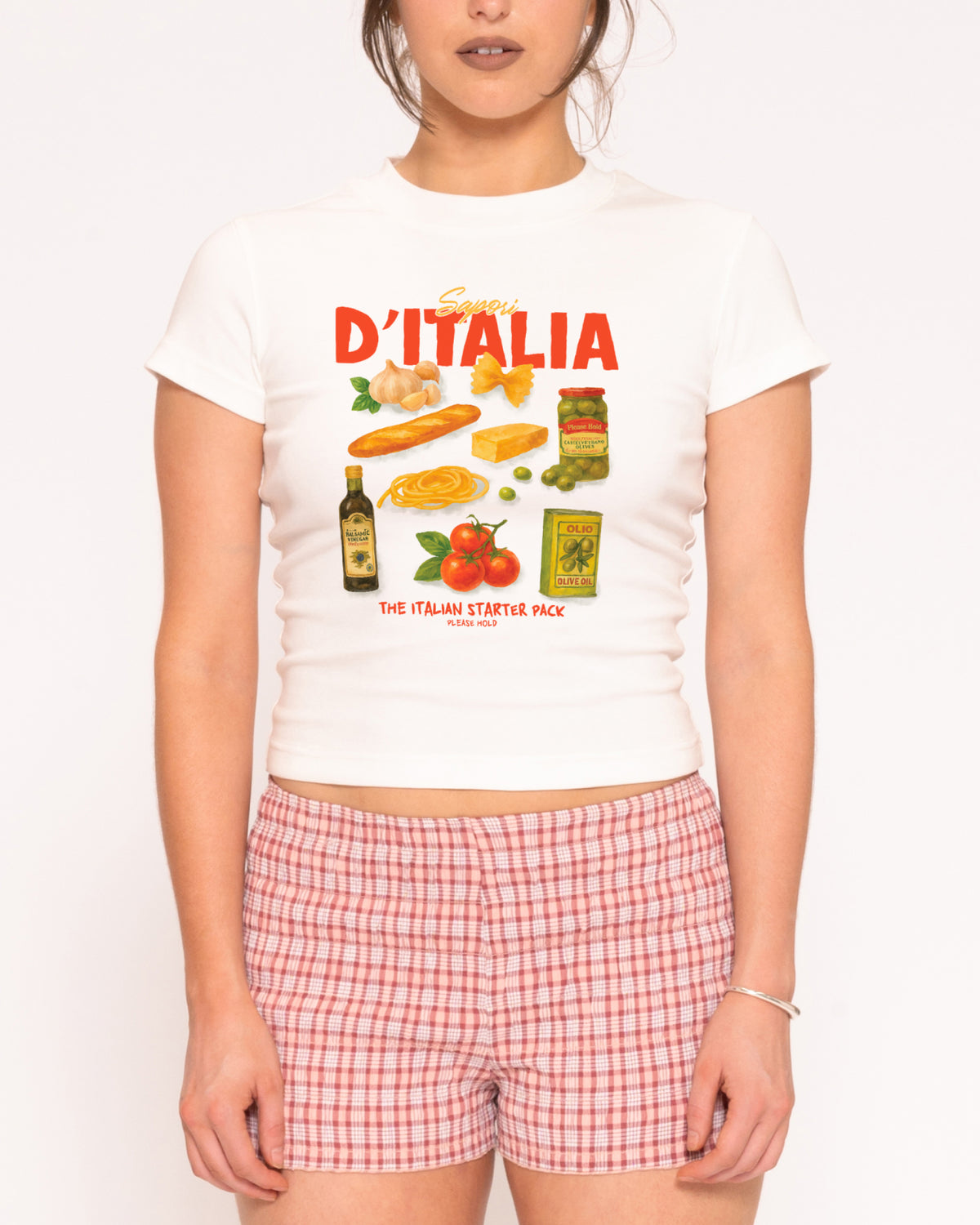 Italian Starter Pack Longline Baby Tee | Funny Graphic Longline Baby ...