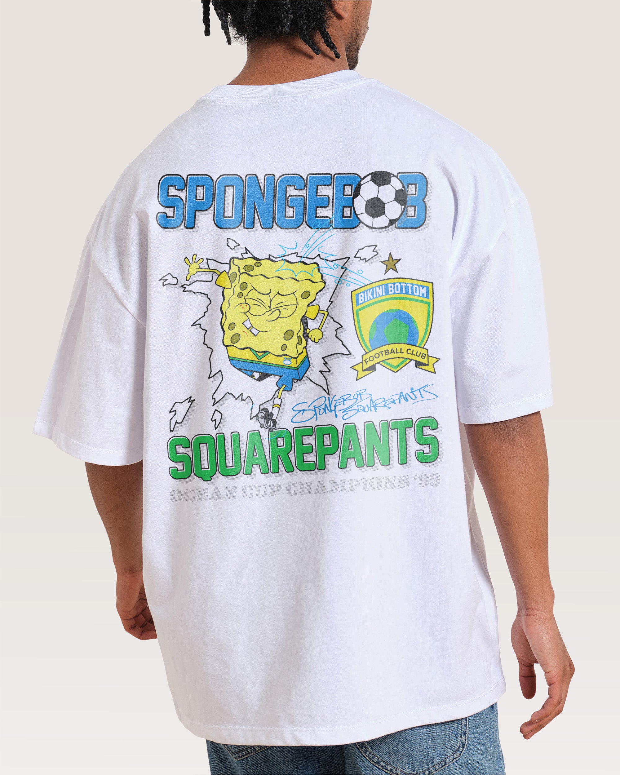 99 Champs White Oversized Tee