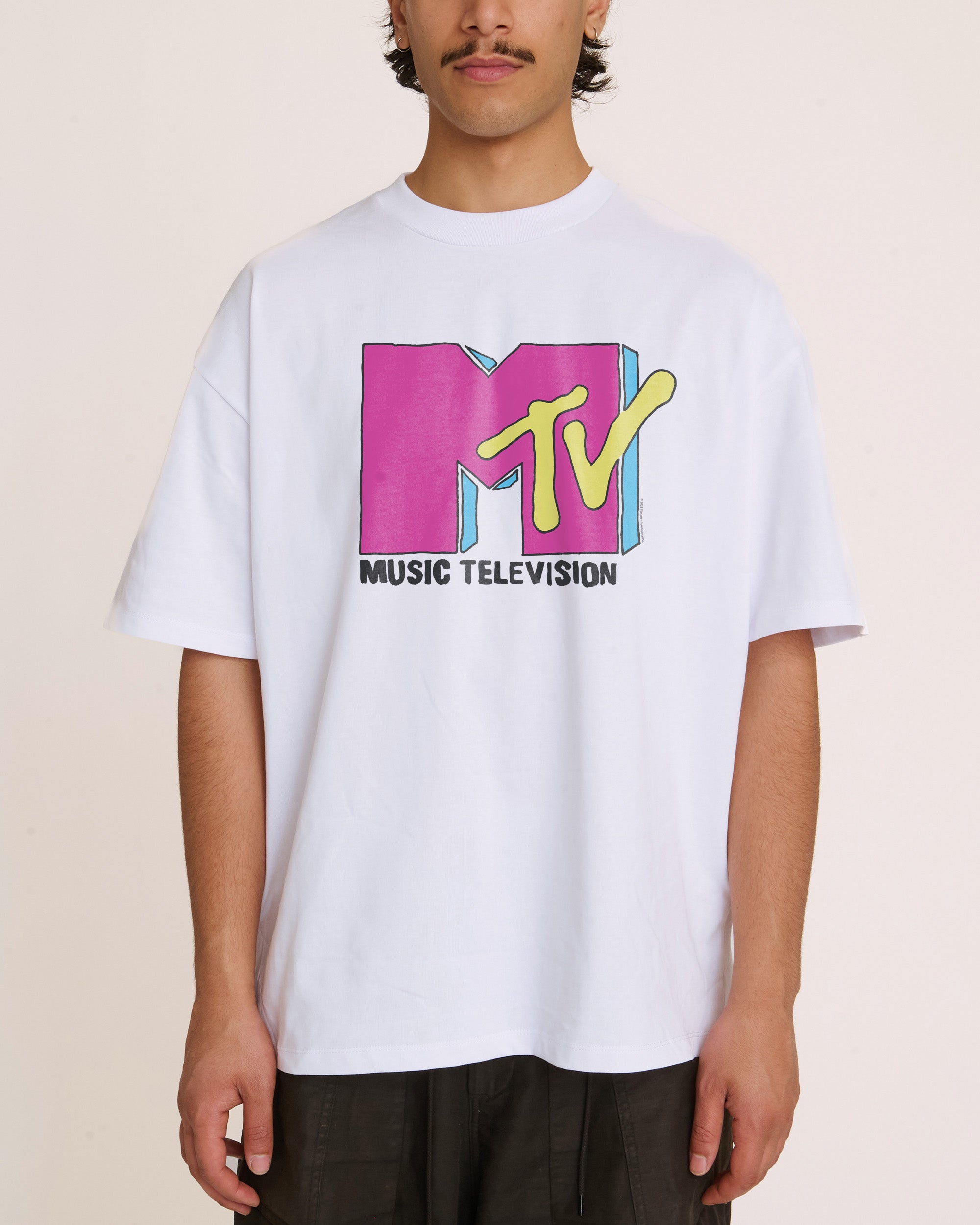 Mtv Classic Logo Oversized Tee | Mtv | Threadheads