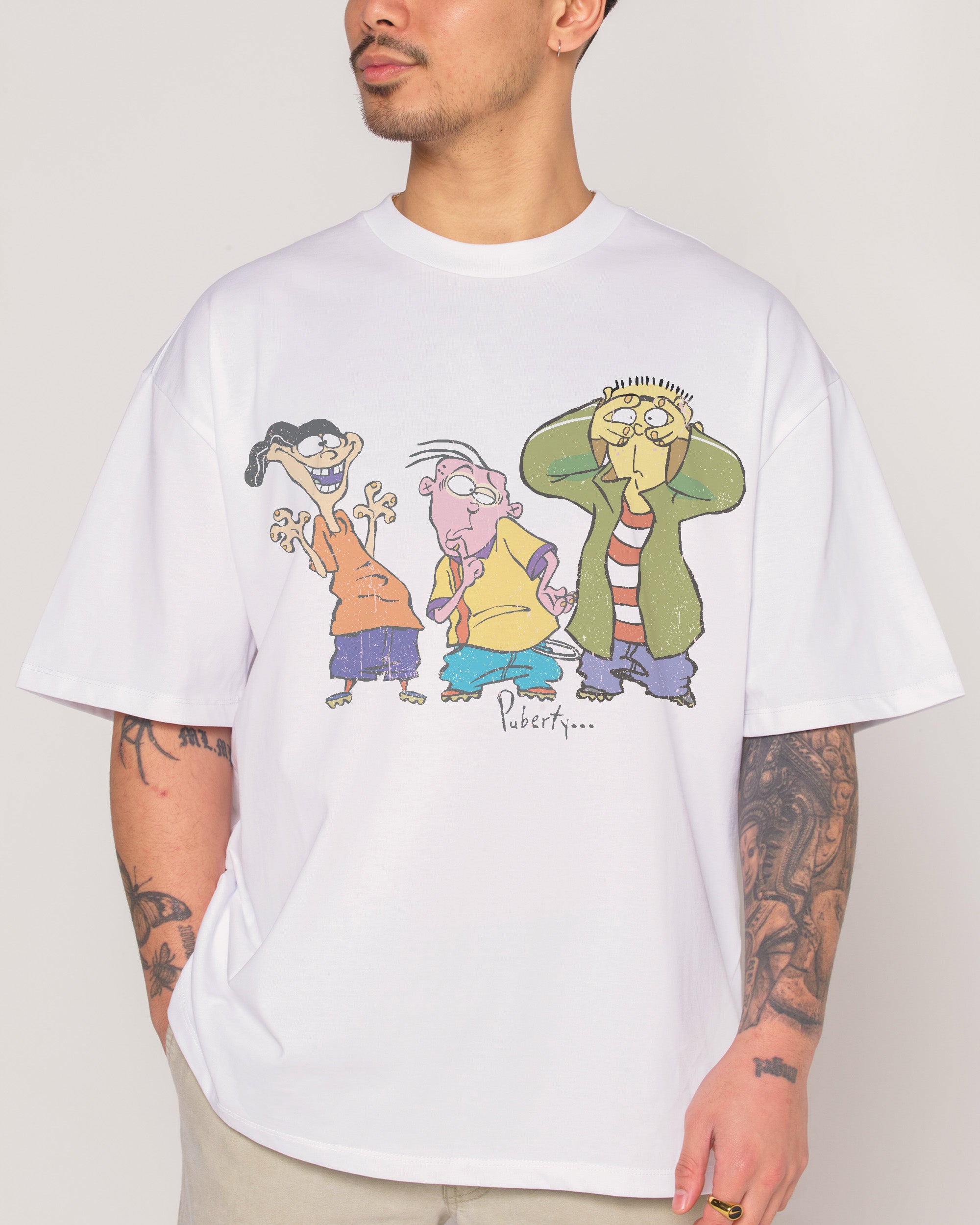 Puberty is Unforgiving Oversized Tee