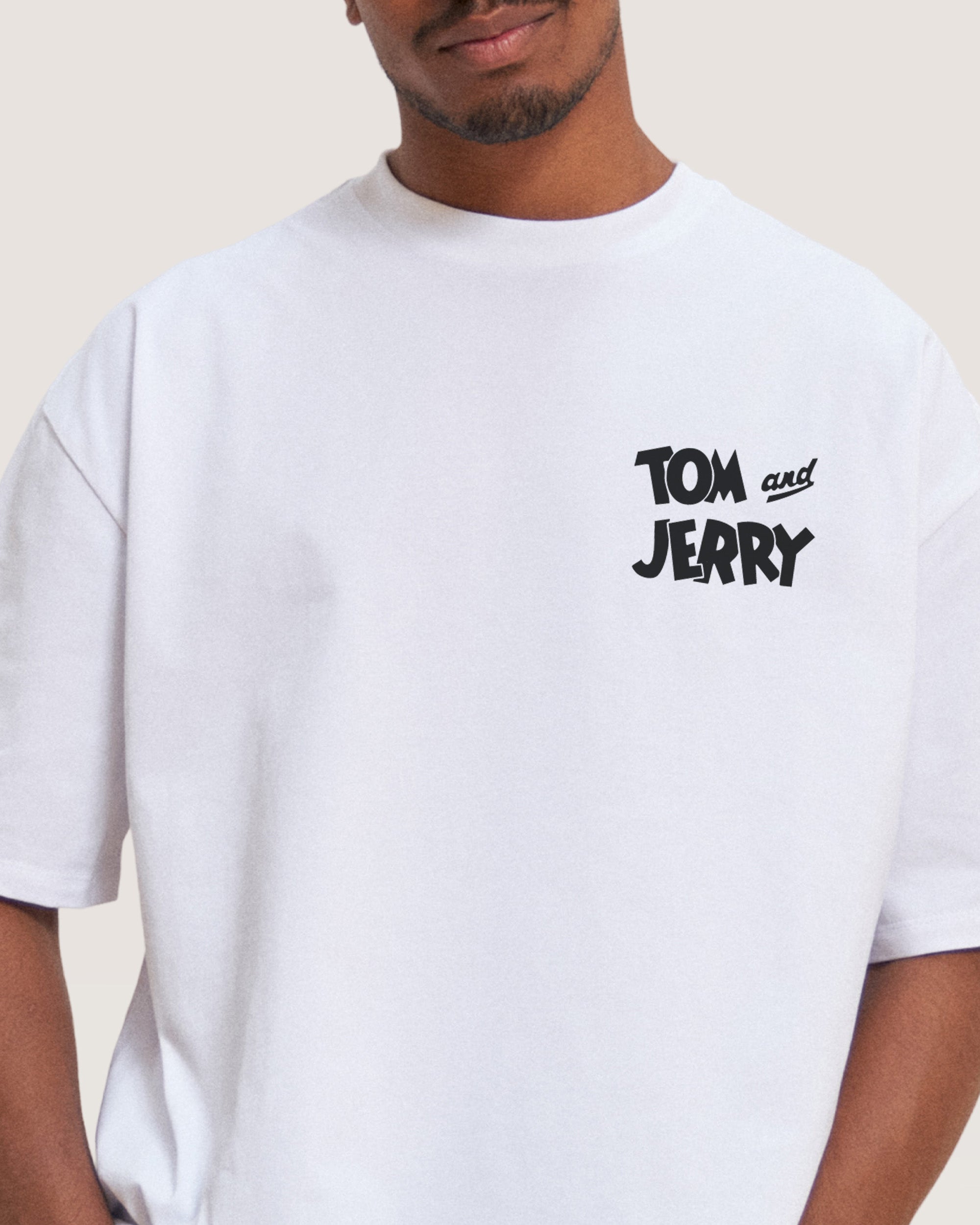 Macho Mouse White Oversized Tee