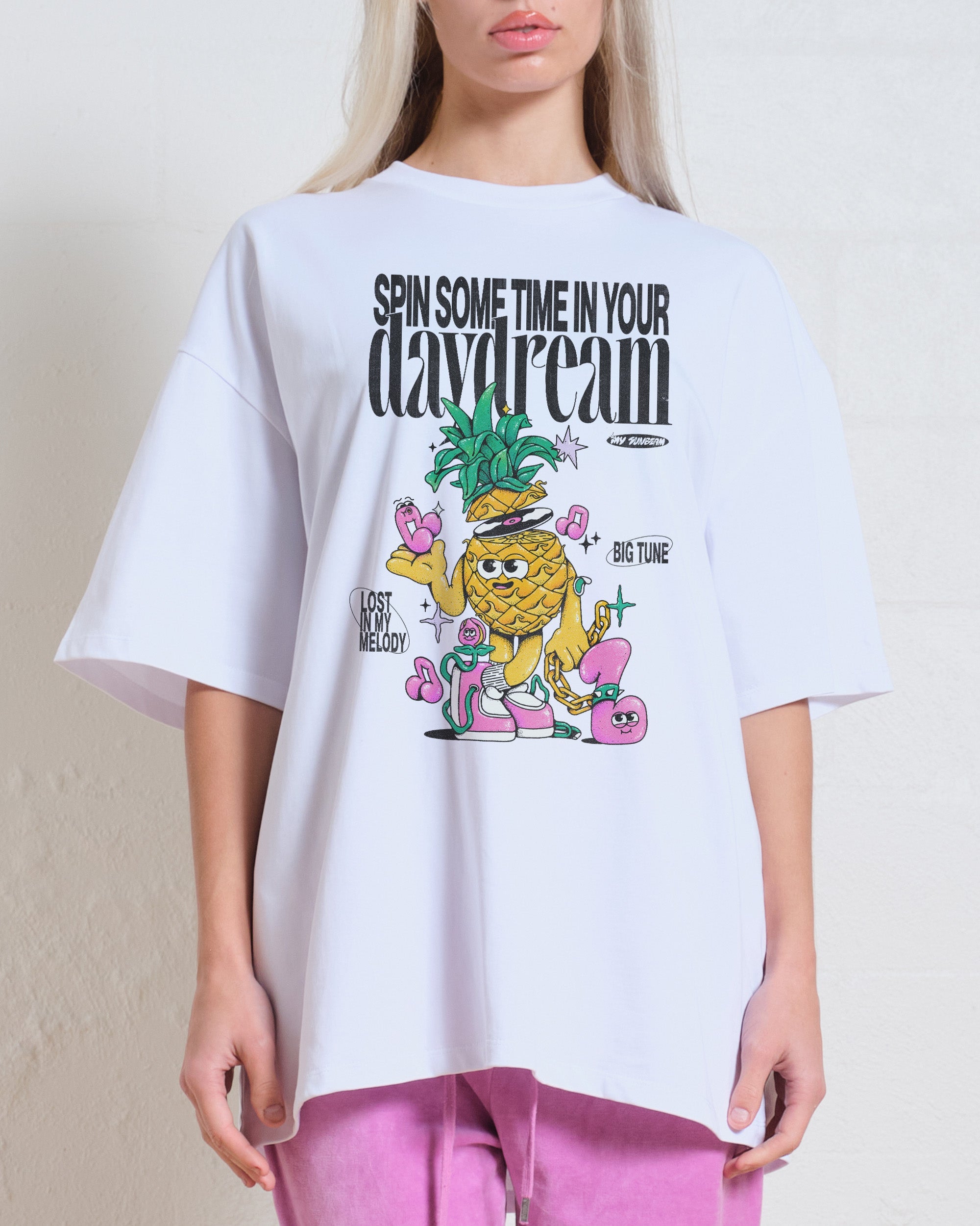 Day Dream Oversized Tee Australia Online White