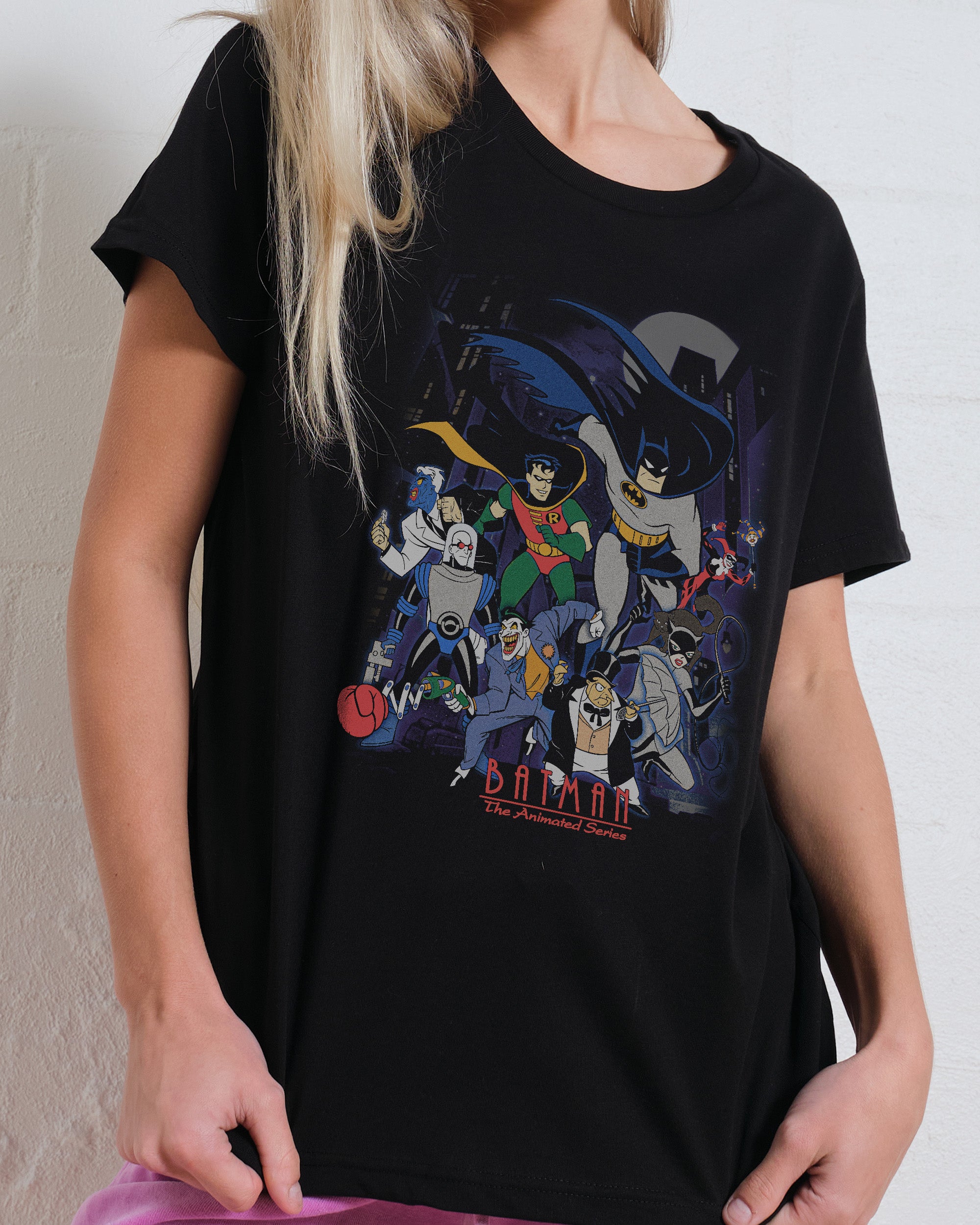 Batman Animated Series Villains T-Shirt #gender_women's