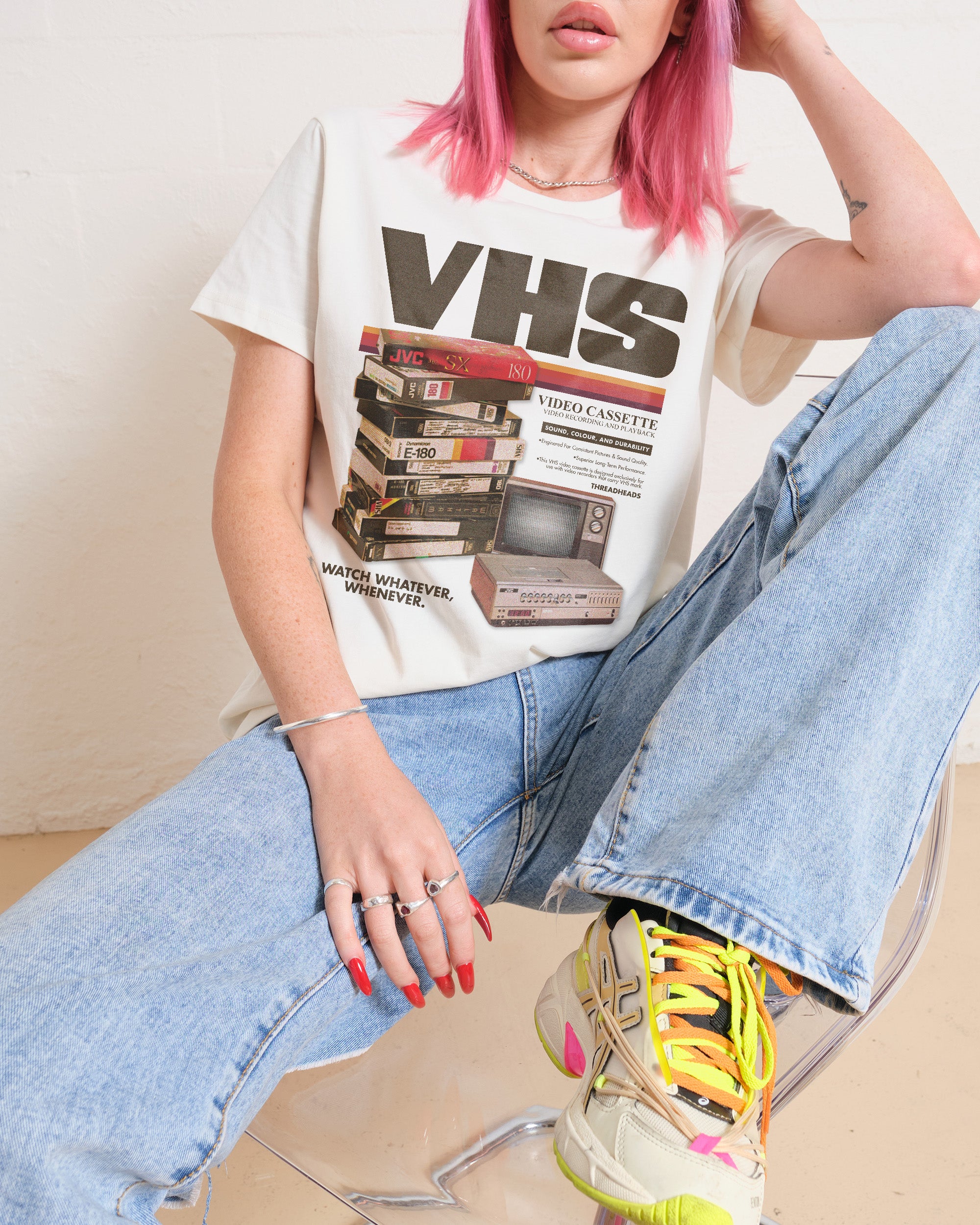 Vintage VHS Tapes Women's Tee Online Australia