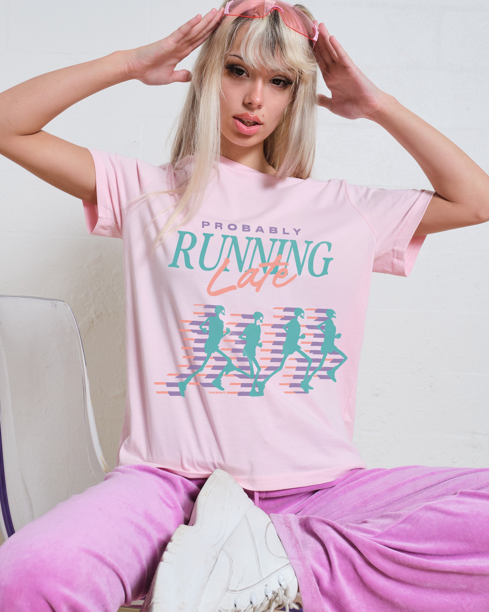 Probably Running Late T-Shirt #gender_women's