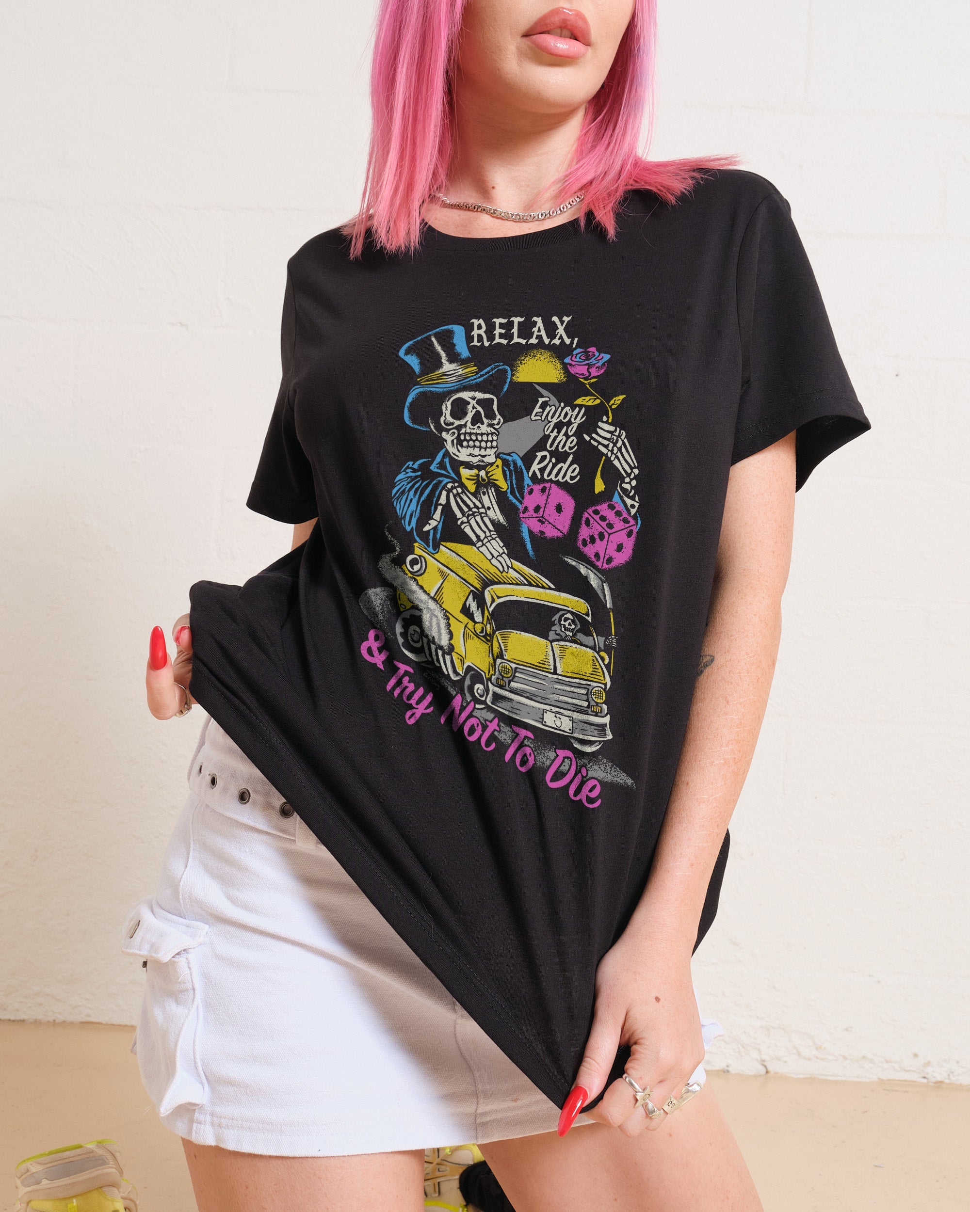 Relax and Enjoy the Ride T-Shirt #gender_women's