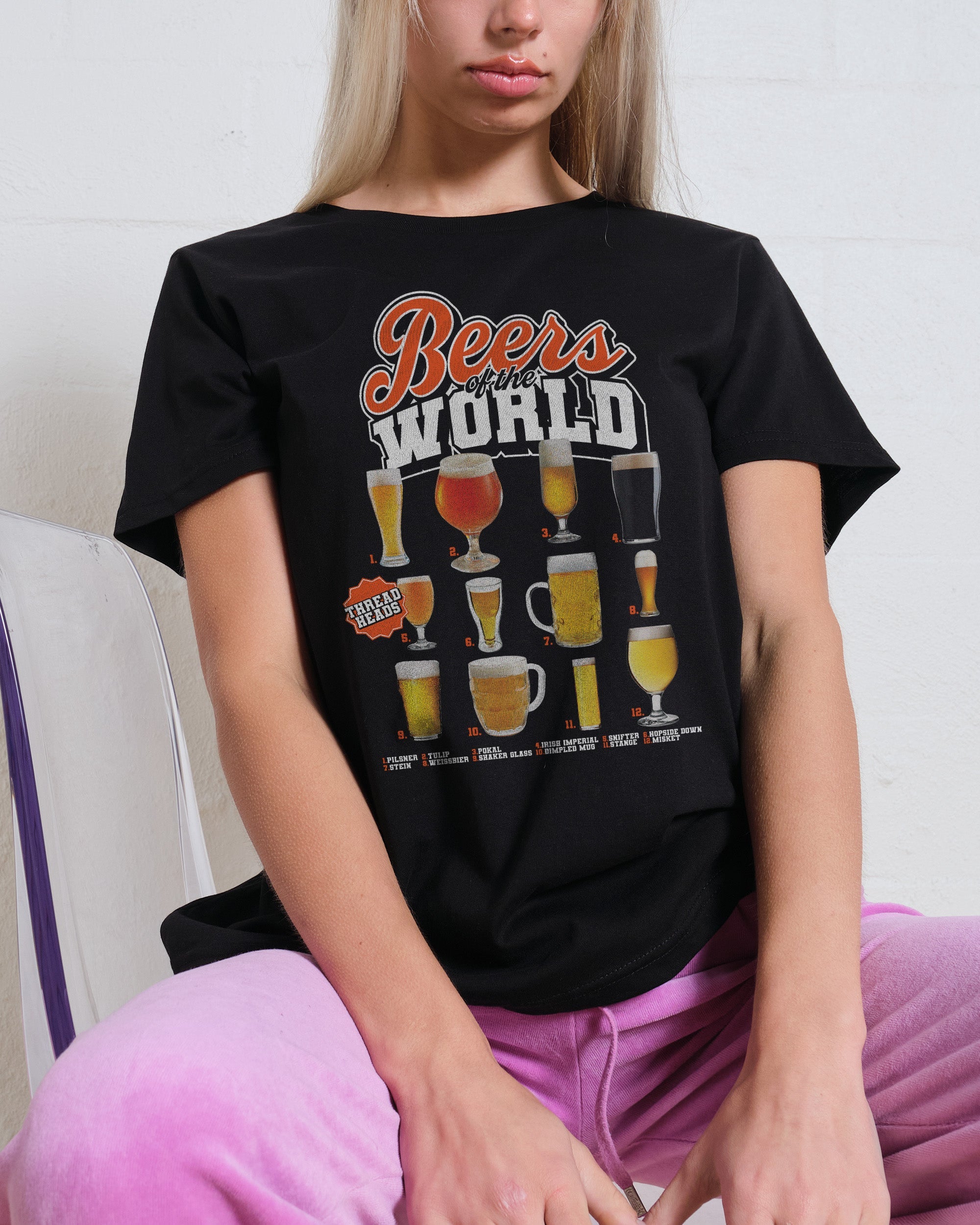 Beers of the World T-Shirt #gender_women's