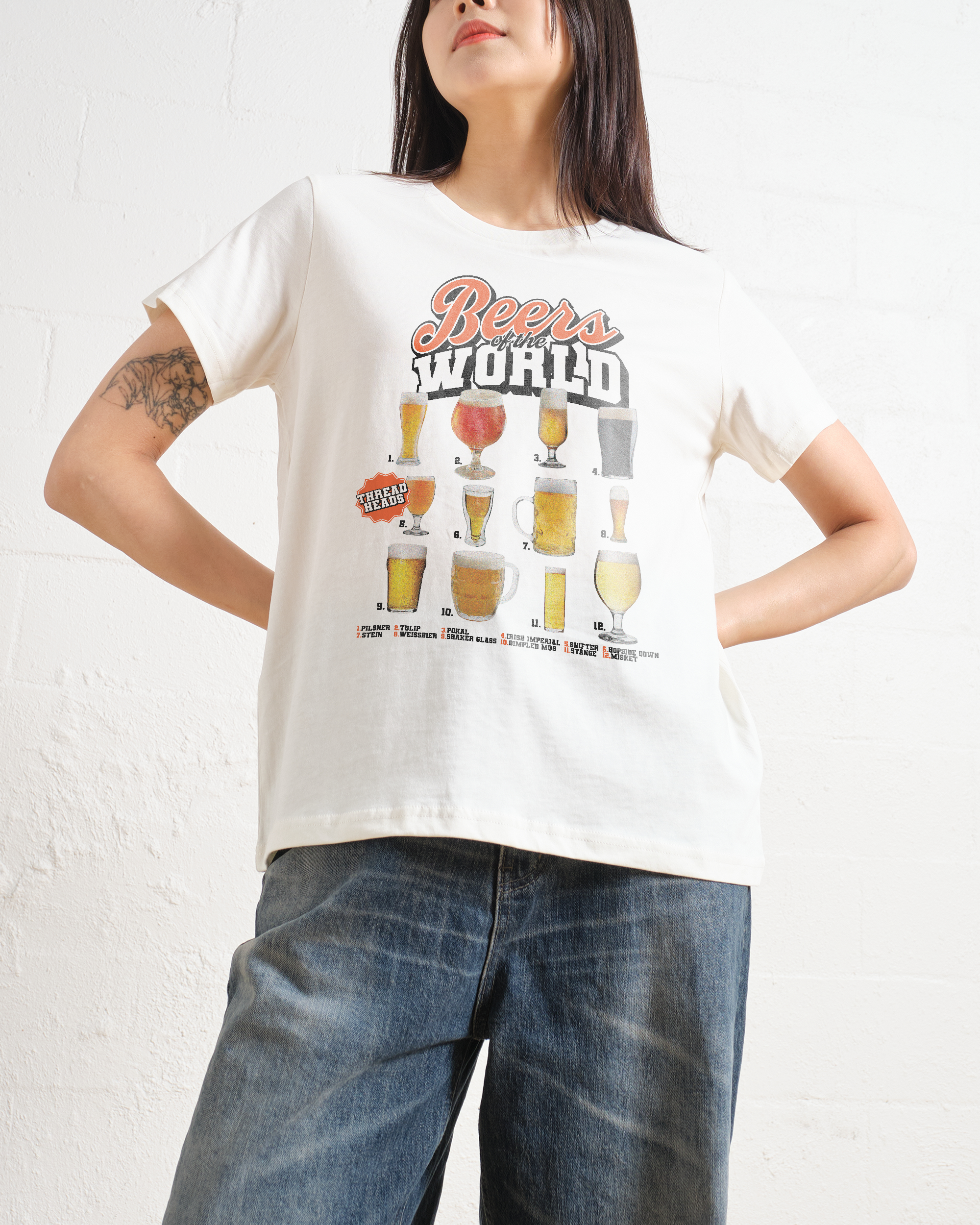 Beers of the World T-Shirt #gender_women's