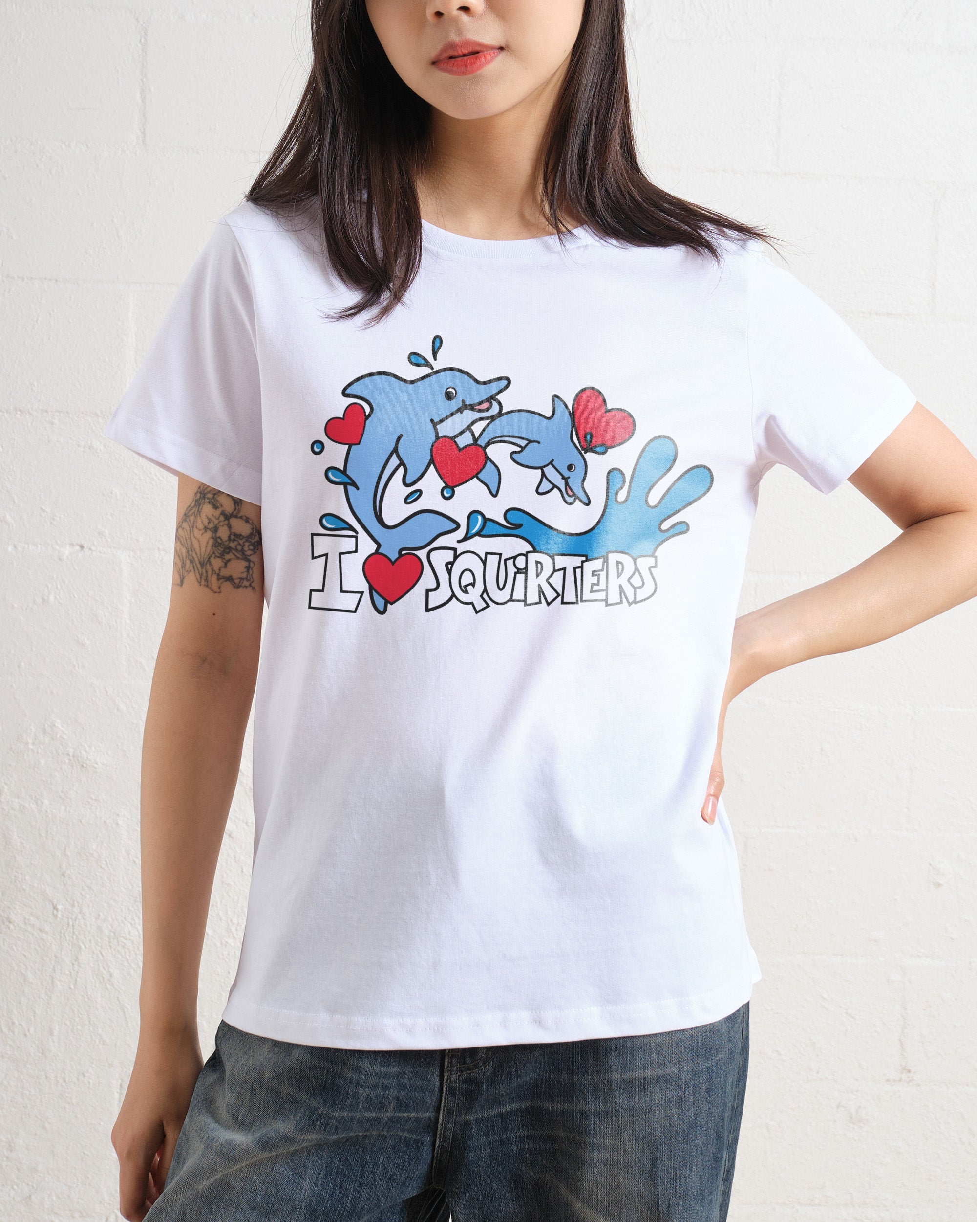 I Love Squirters T-Shirt #gender_women's