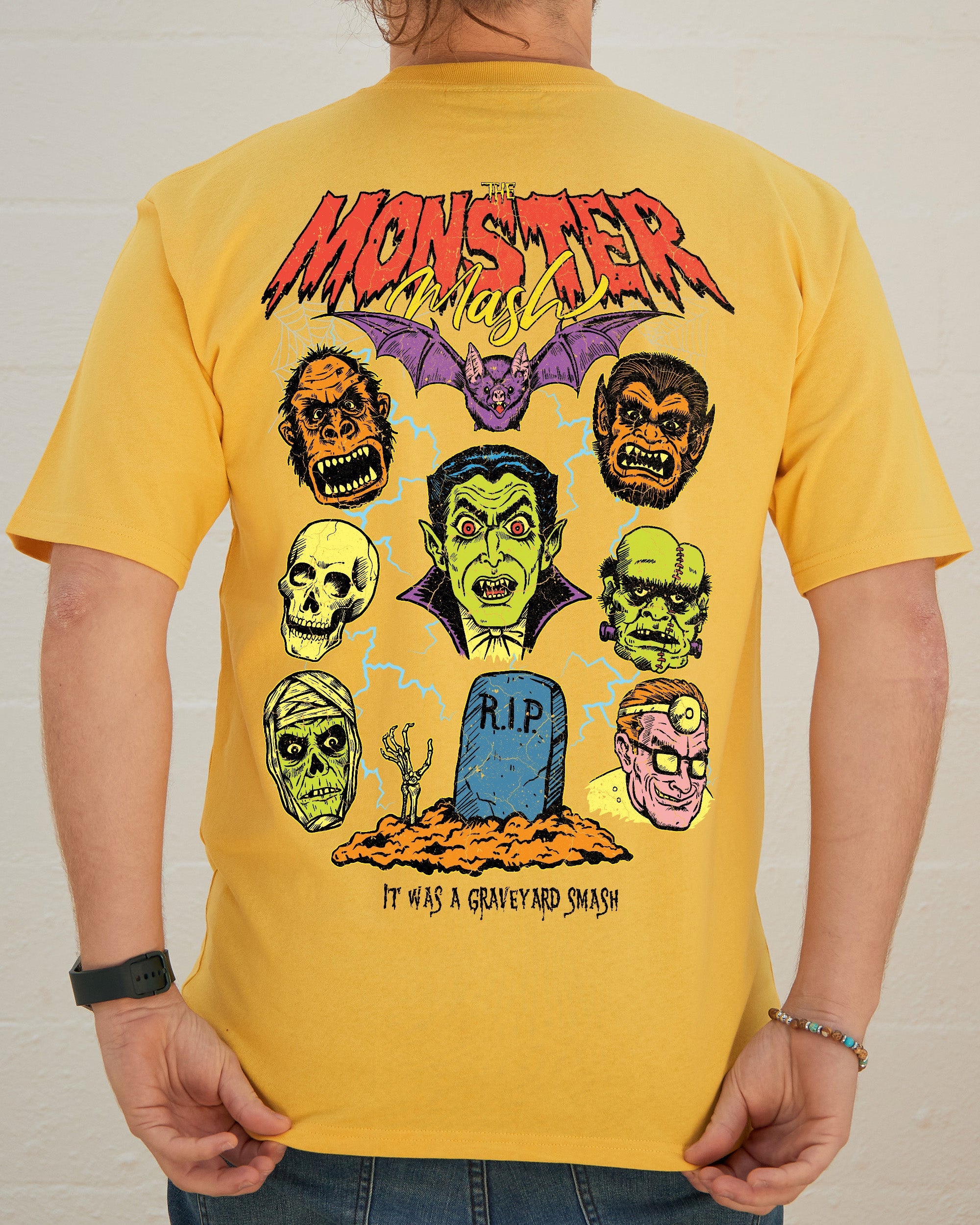 Monster Mash T-Shirt Australia Online Yellow