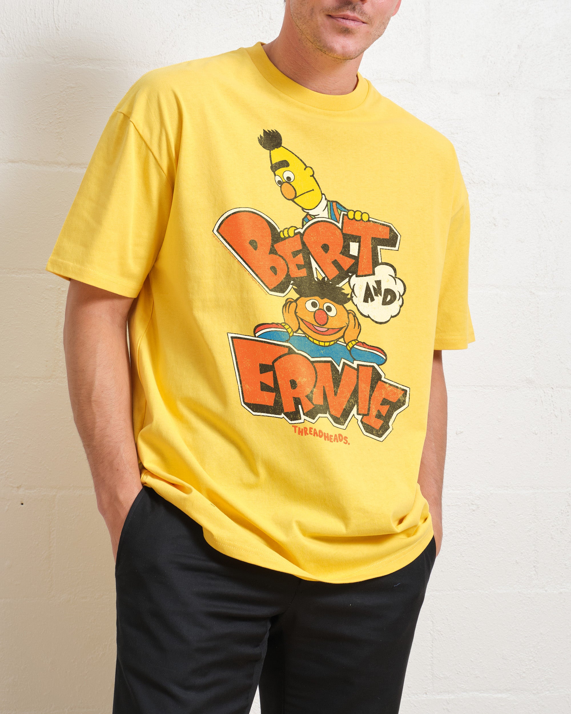 Retro Bert And Ernie T Shirt Official Sesame Street Merch