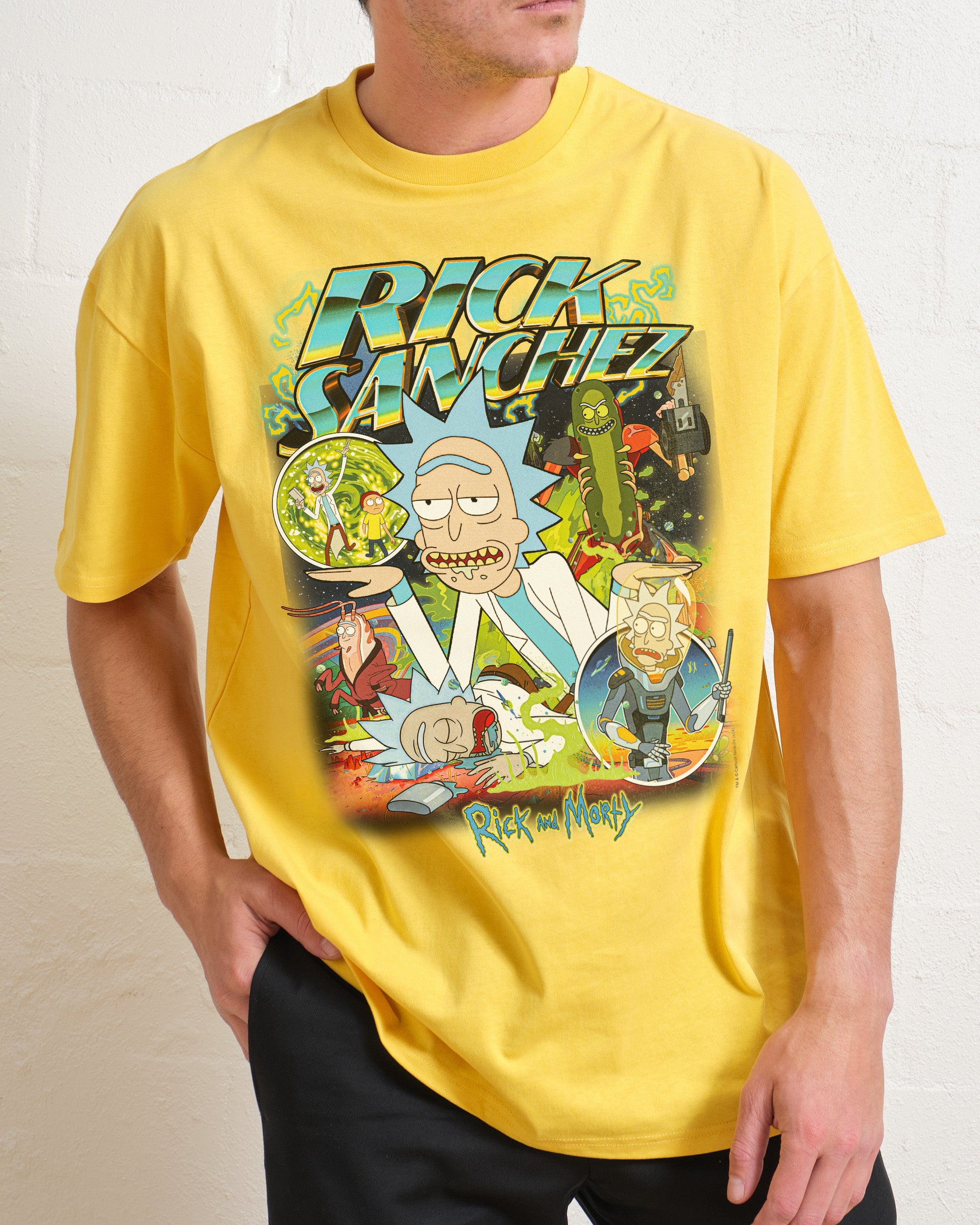 Rick Sanchez Bootleg T-Shirt Australia Online Yellow