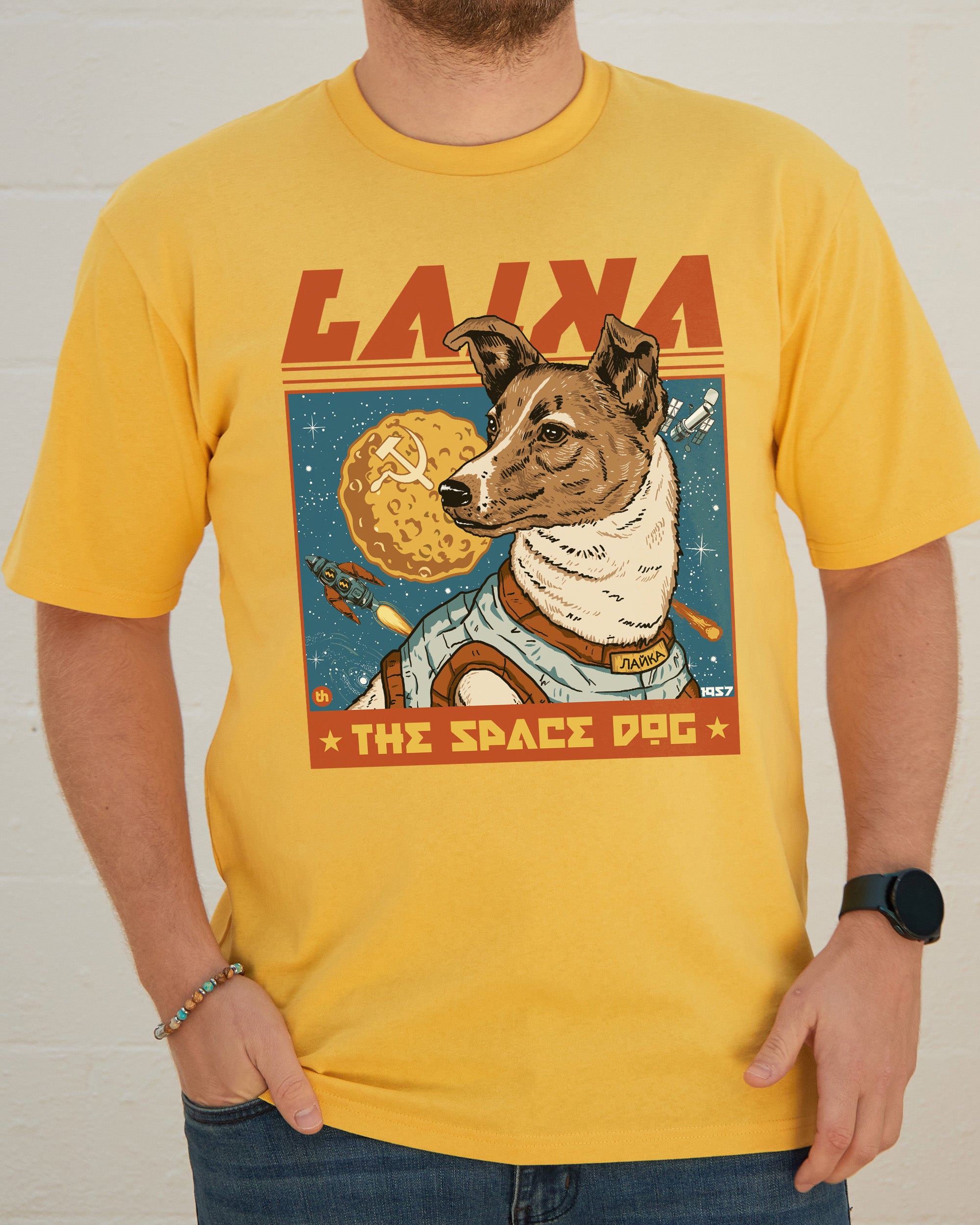 Laika the Space Dog Kids T-Shirt Australia Online 