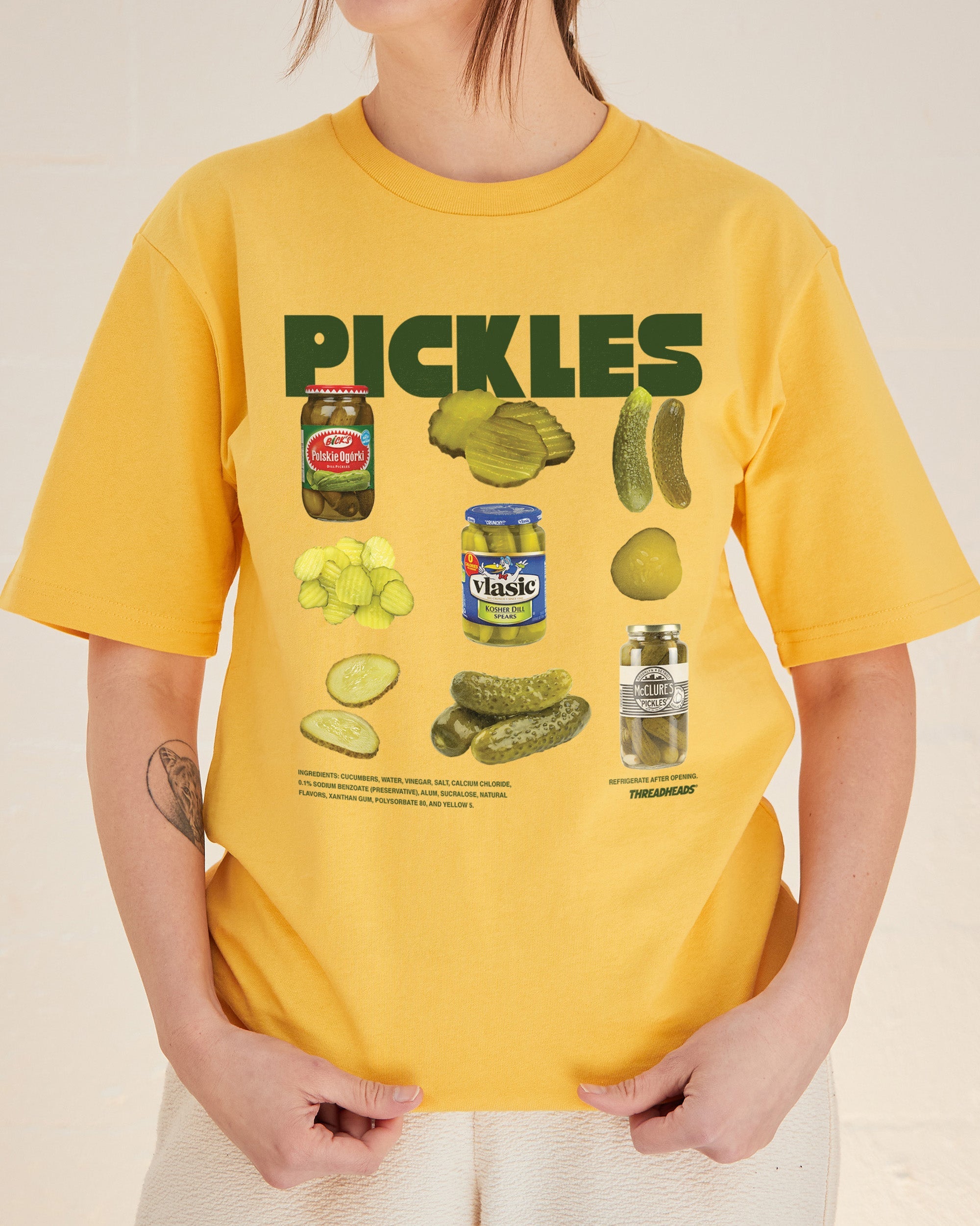 The Pickles T-Shirt Australia Online Yellow