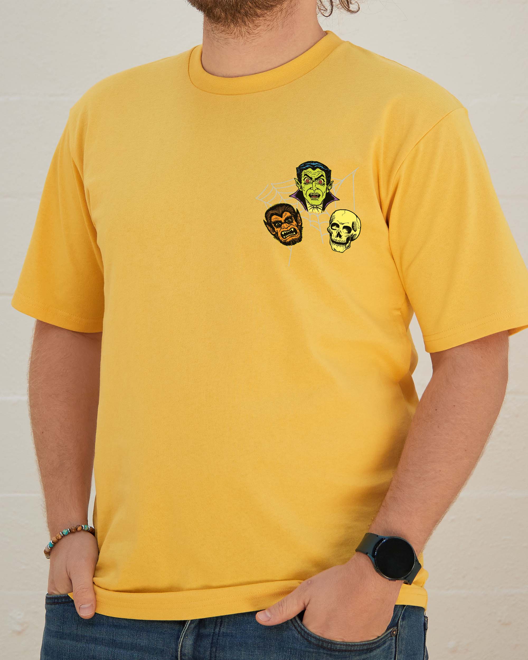 Monster Mash T-Shirt Australia Online Yellow