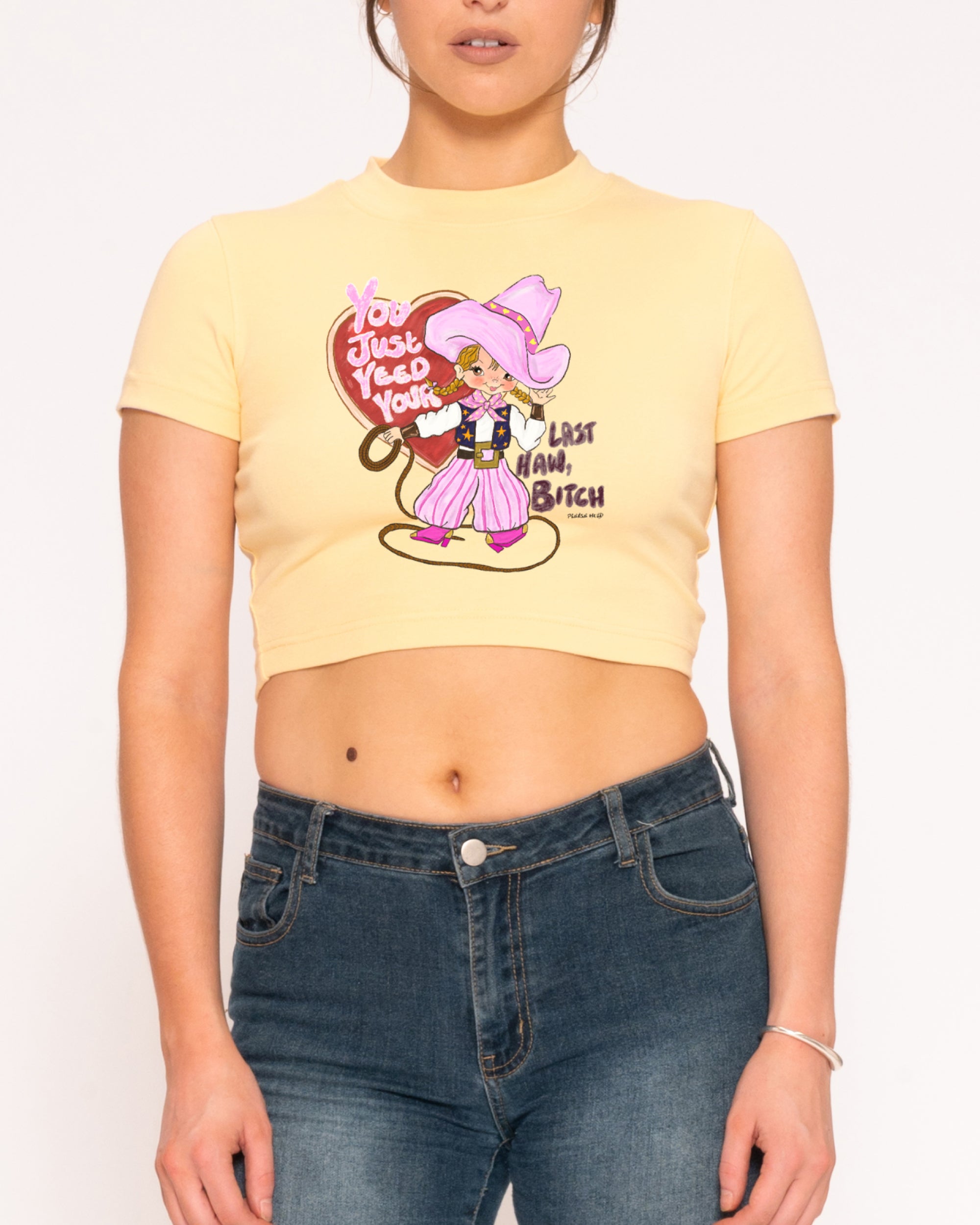 Yeed Your Last Haw Yellow Baby Tee