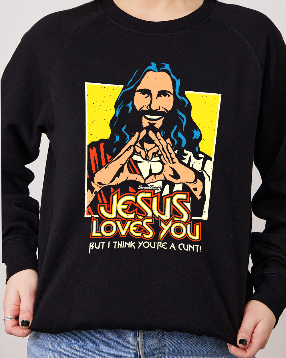 Jesus Loves You Jumper Australia Online Black