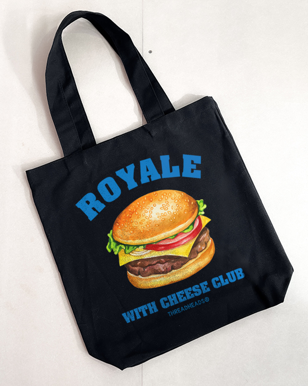 Royale With Cheese Tote Bag Australia Online Black