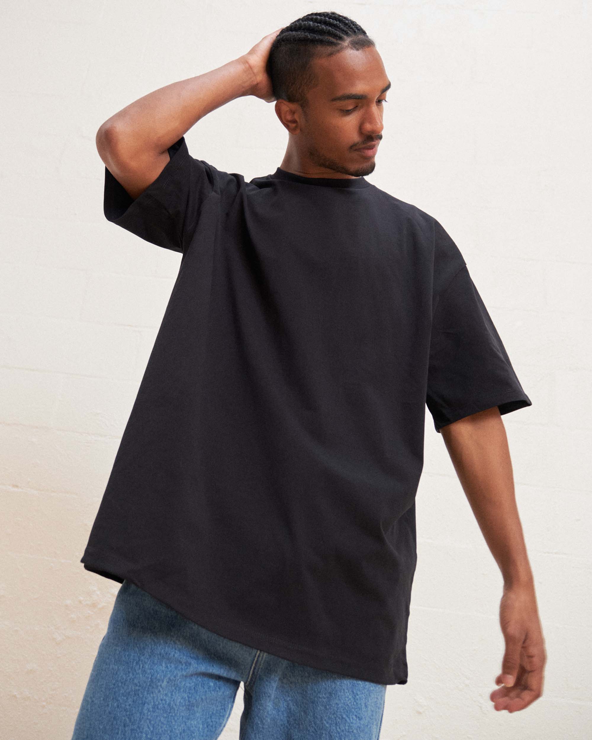 Oversized Tee 2 Pack: Black, Brown Australia Online Threadheads