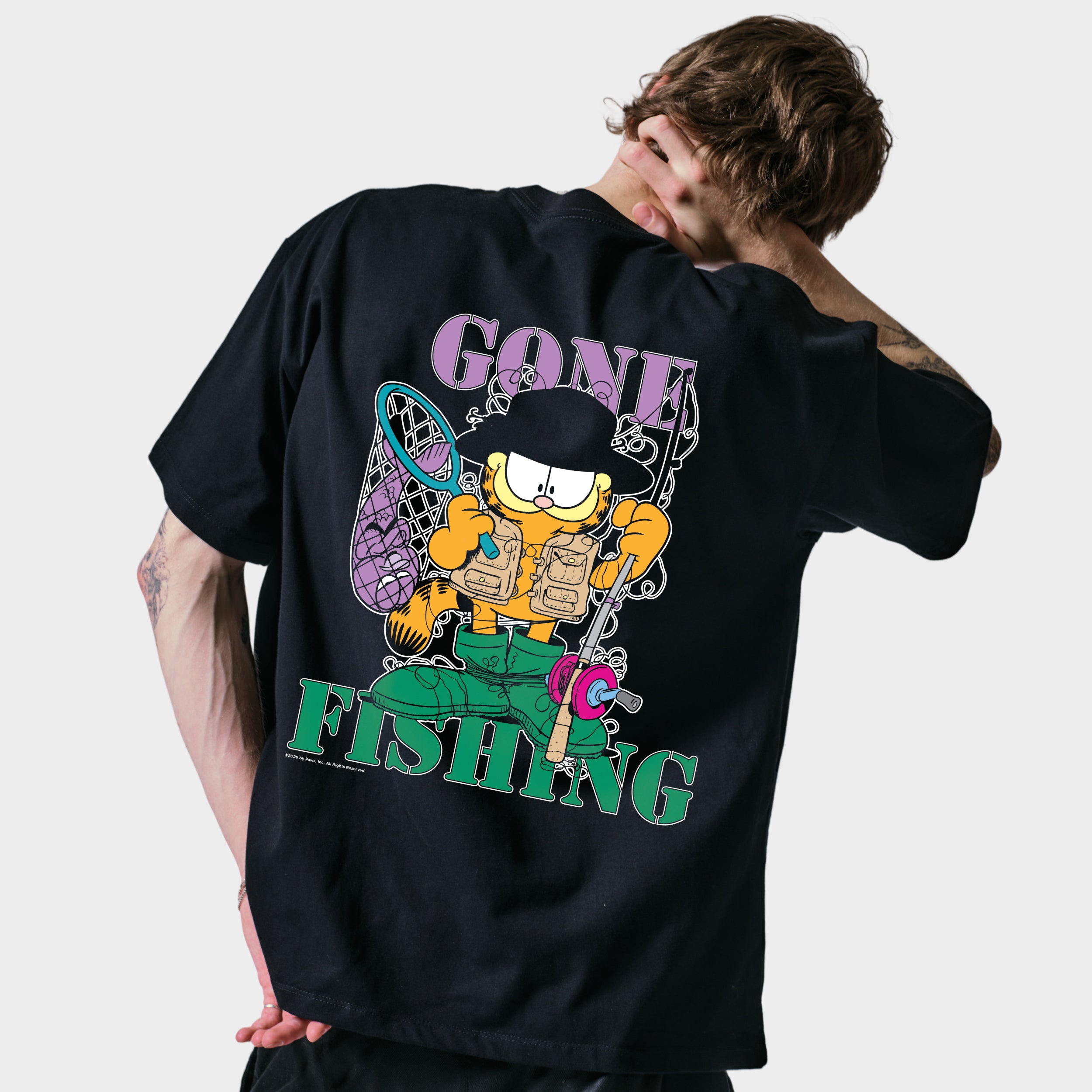 サガエメラルドビヨンド　Ameya's Cats! Tシャツ Lサイズ Amazon.com: Catzilla Cat Japanese Art Funny Cat Gifts for Men